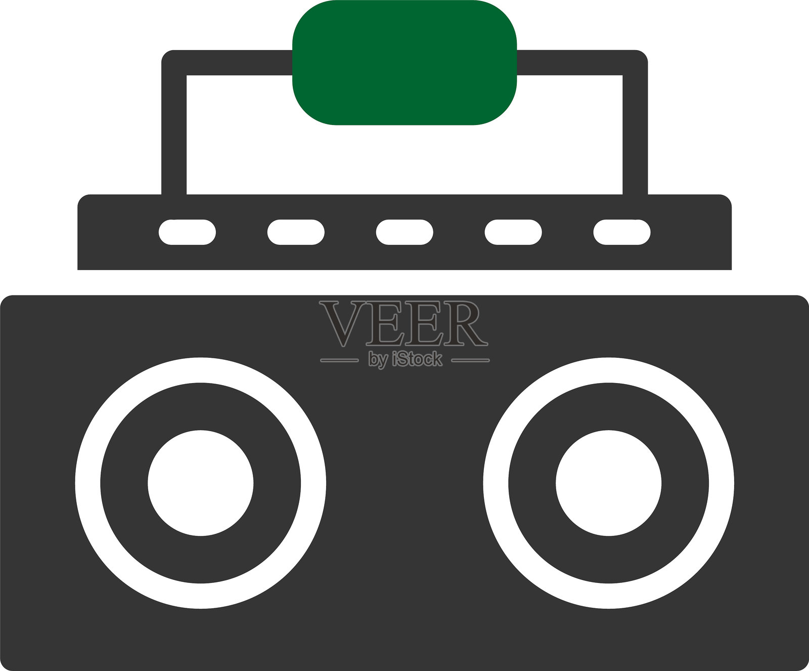 音乐控制器图标插画图片素材