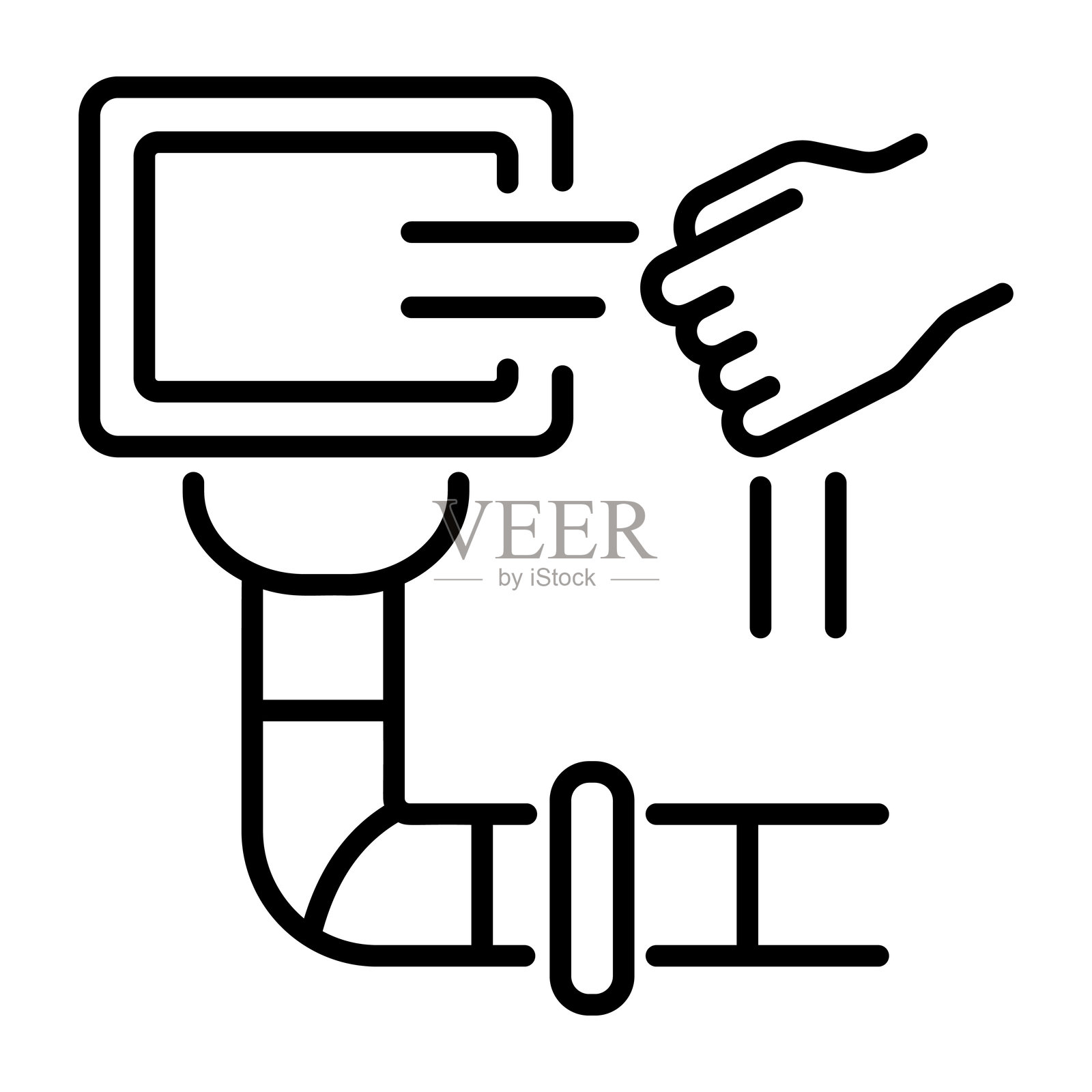 管道清洁插画图片素材