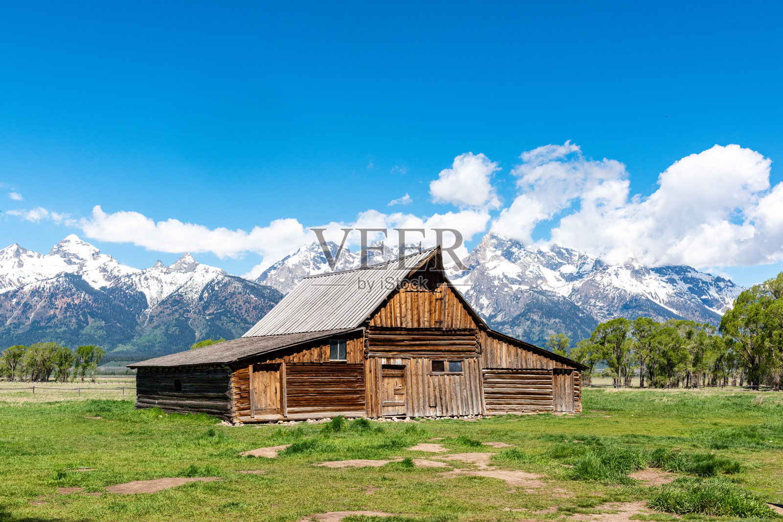 杰克逊霍尔的T.A.穆尔顿谷仓,格兰特蒂顿国家公园,怀俄明州,美国照片摄影图片