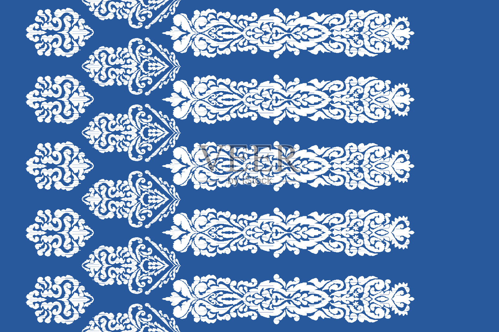 织物伊卡特插画图片素材