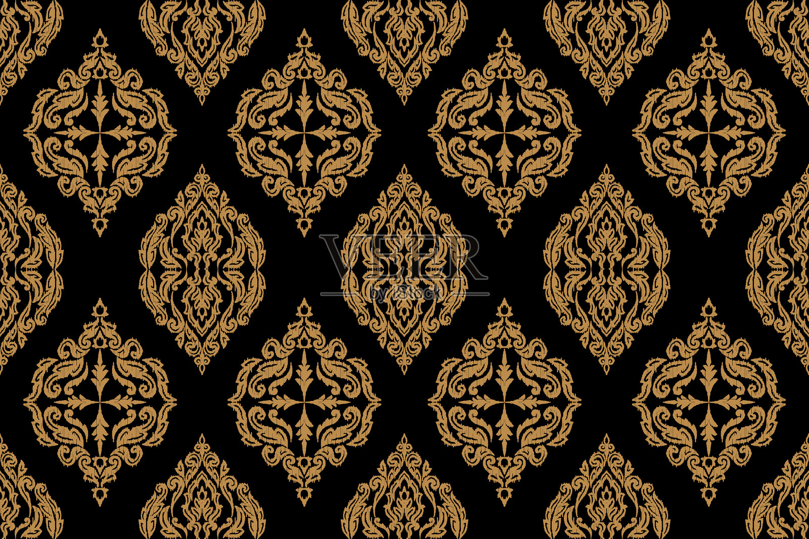 伊卡特图案插画图片素材