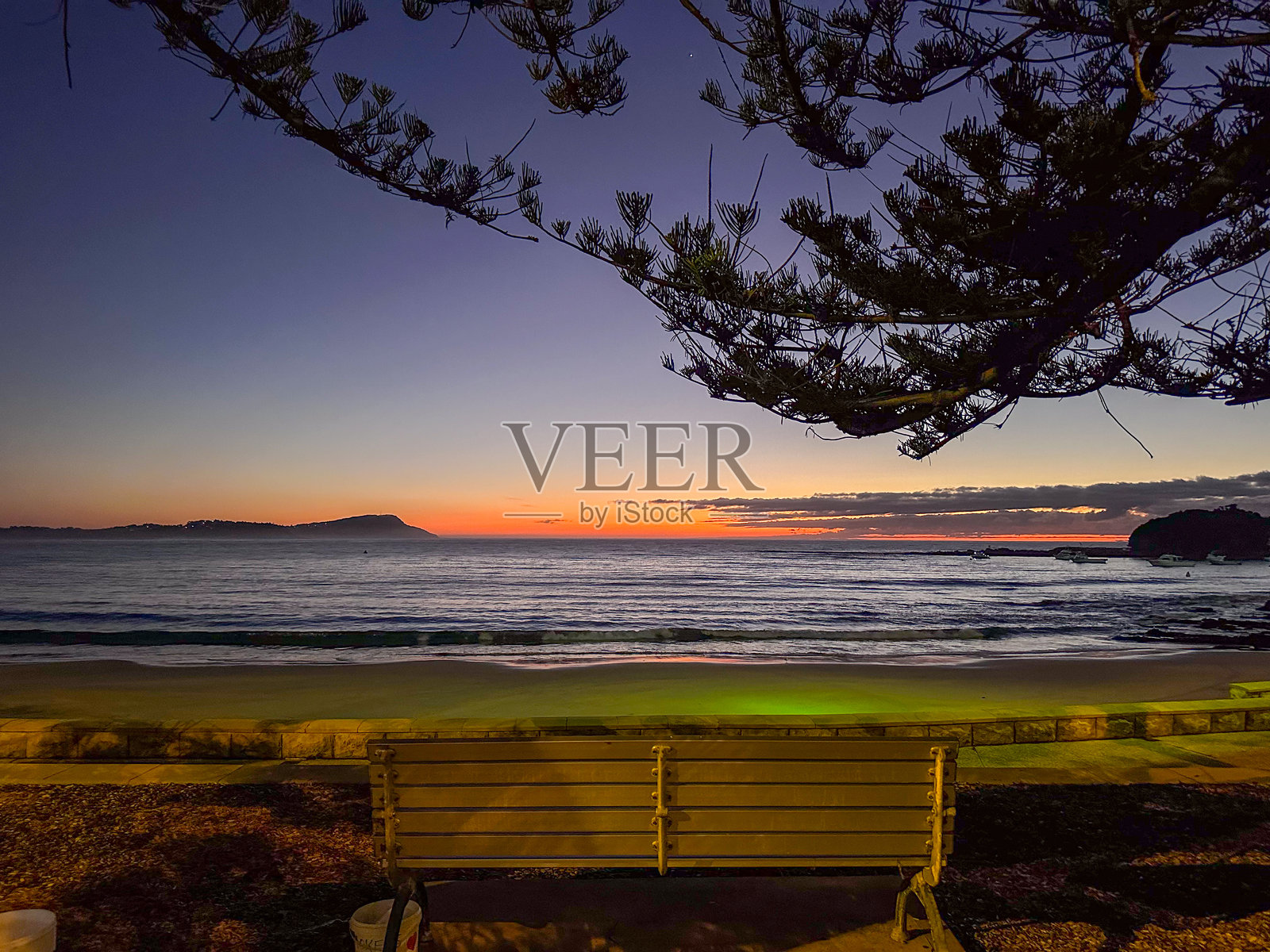 新南威尔士中央海岸的特里加尔海滩照片摄影图片