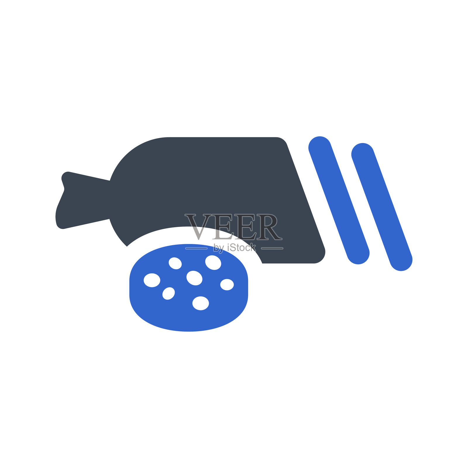 意大利香肠图标插画图片素材