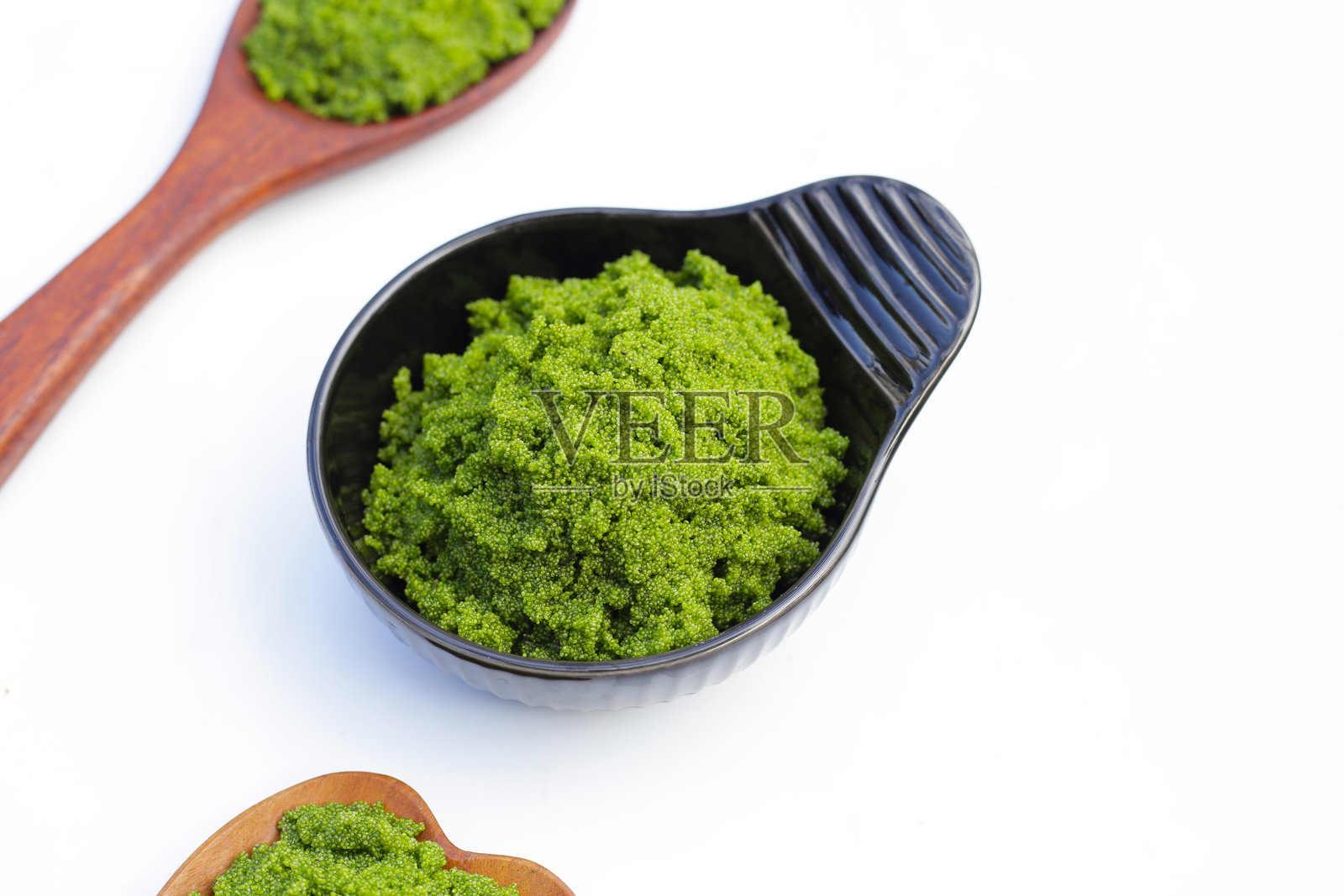 淡水藻类、水生小球藻或沼泽藻类照片摄影图片