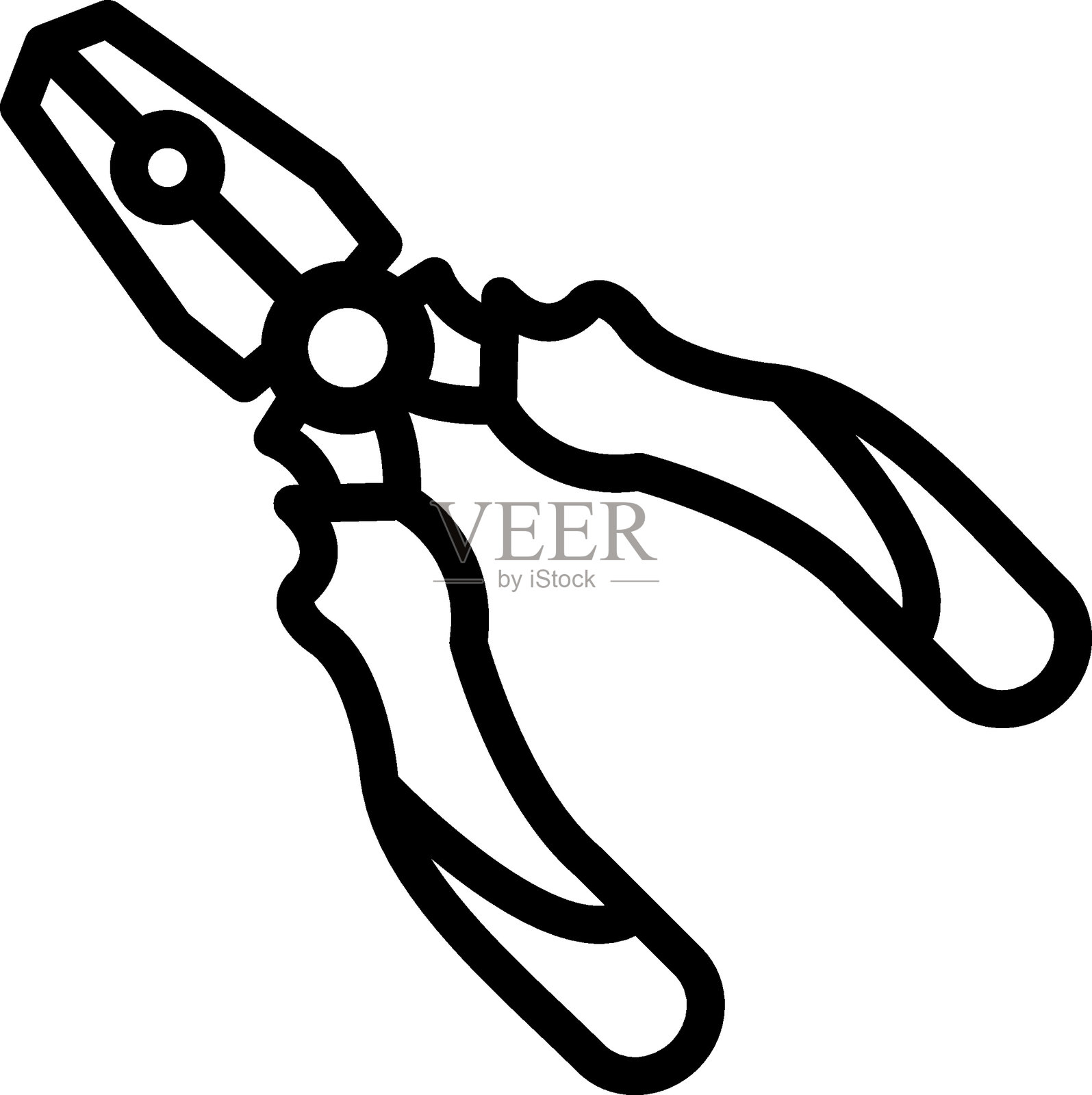 钳子矢量设计图标风格插画图片素材