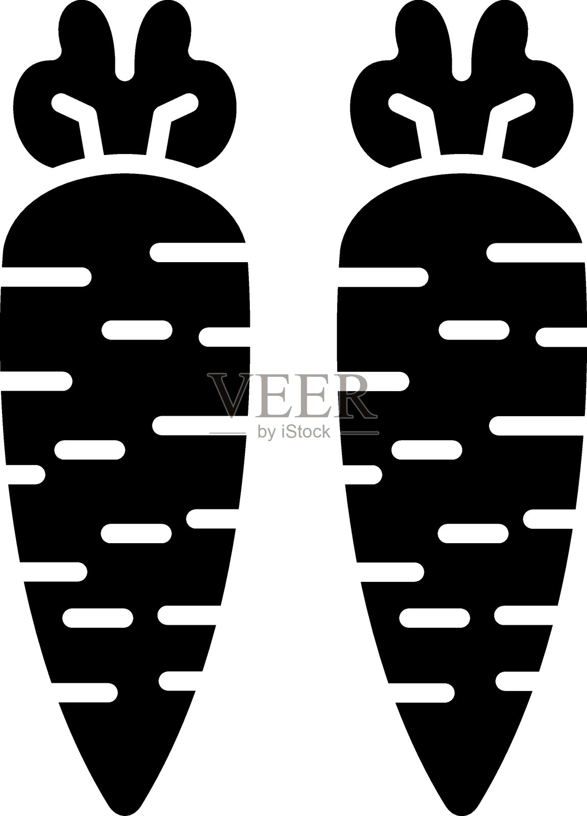 胡萝卜矢量设计图标插画图片素材