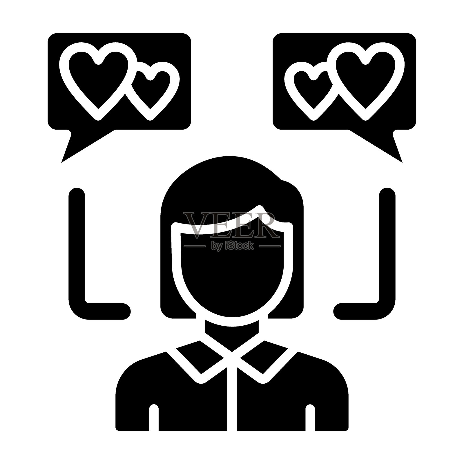 欲望图标风格插画图片素材