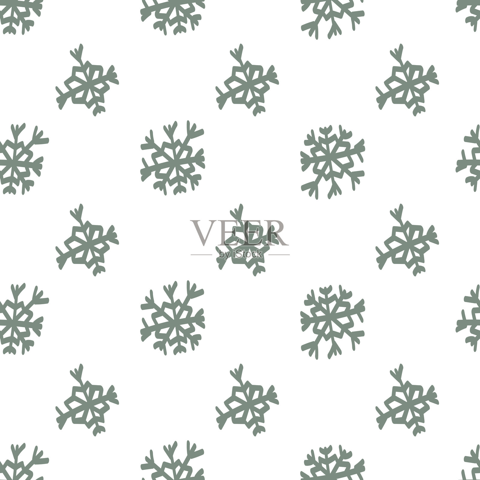 矢量插图。圣诞节和新年无缝图案。雪花和雪片,飘落的雪。斯堪的纳维亚装饰。抽象壁纸。用于广告和排版产品的雪花图案。插画图片素材