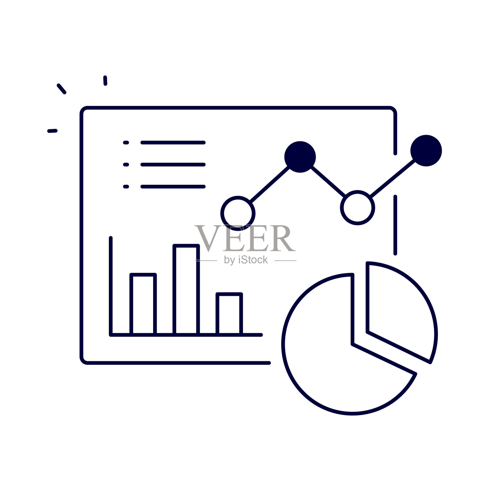 混合工作模式图标 - 办公室与家居连接,代表灵活的工作环境插画图片素材