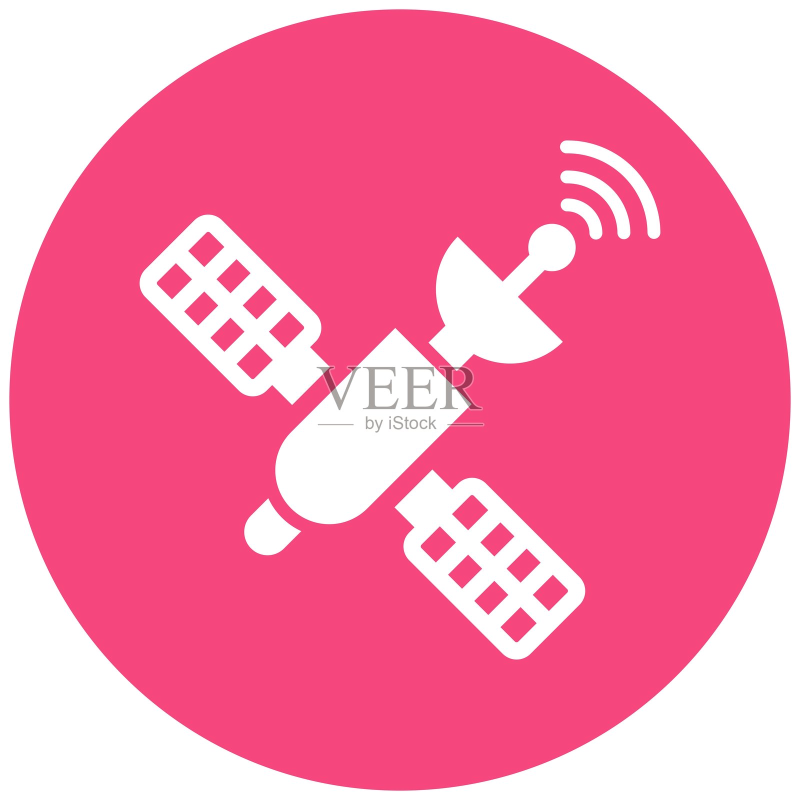 卫星矢量图标设计插图插画图片素材