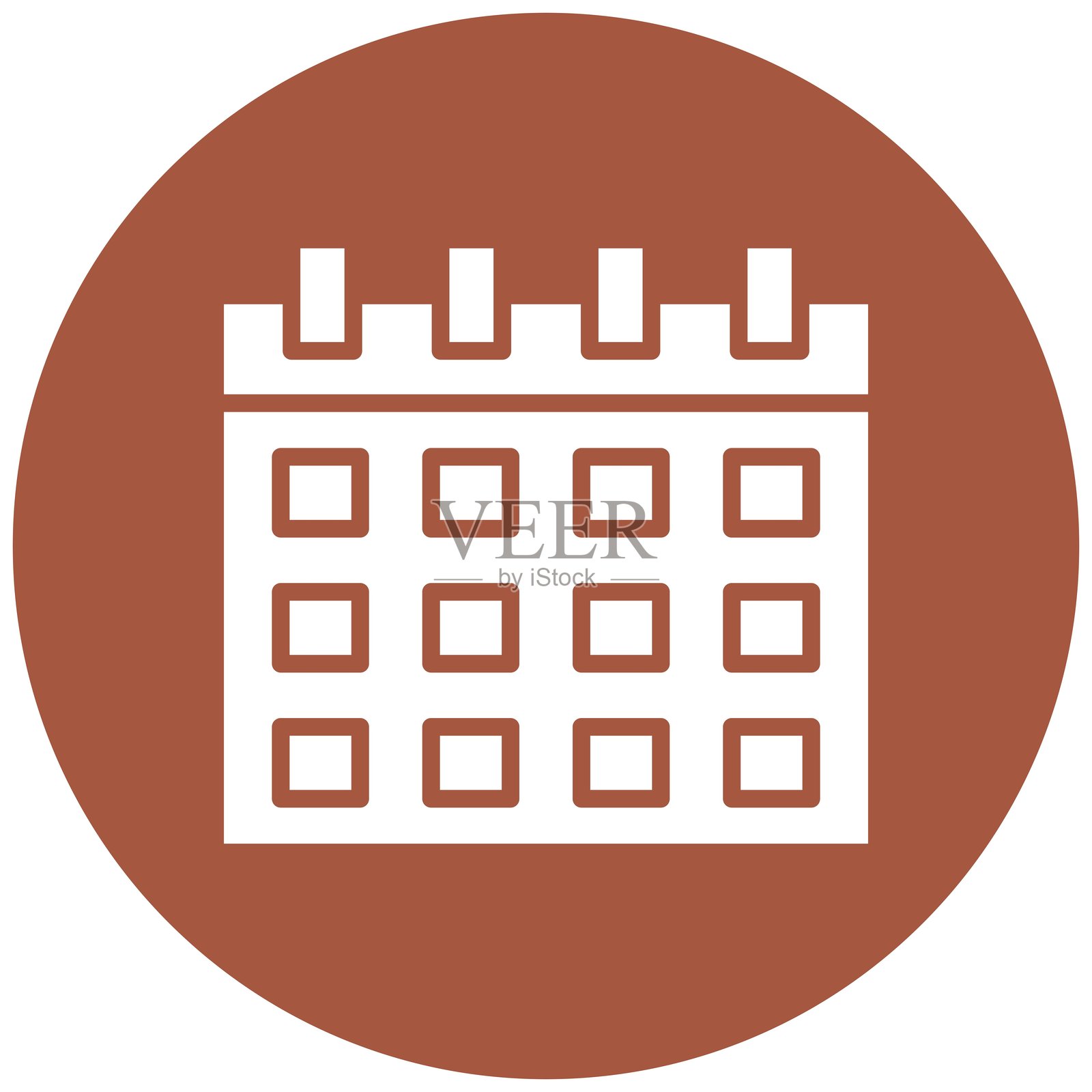 日历矢量图标设计插图插画图片素材