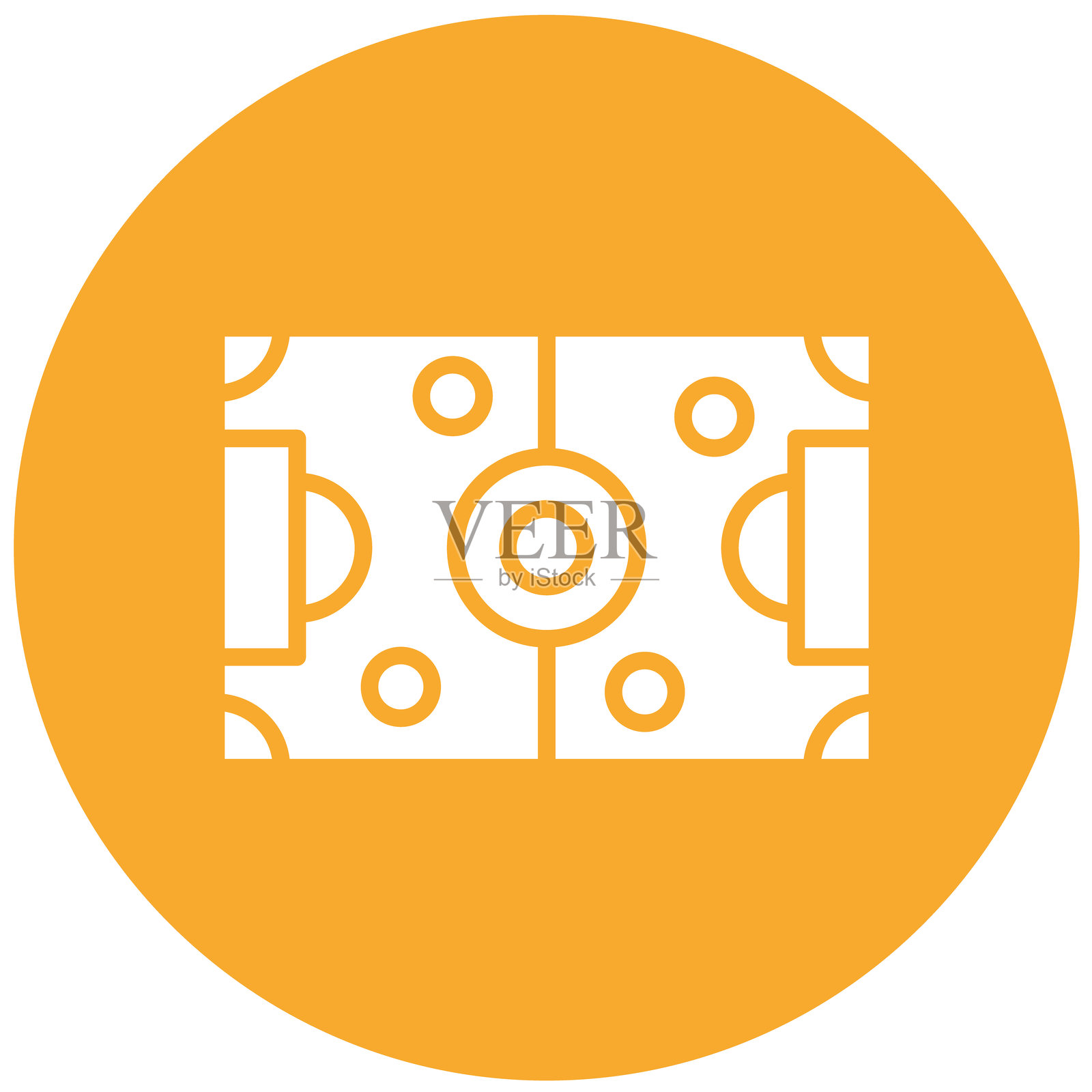 足球场矢量图标设计插图插画图片素材