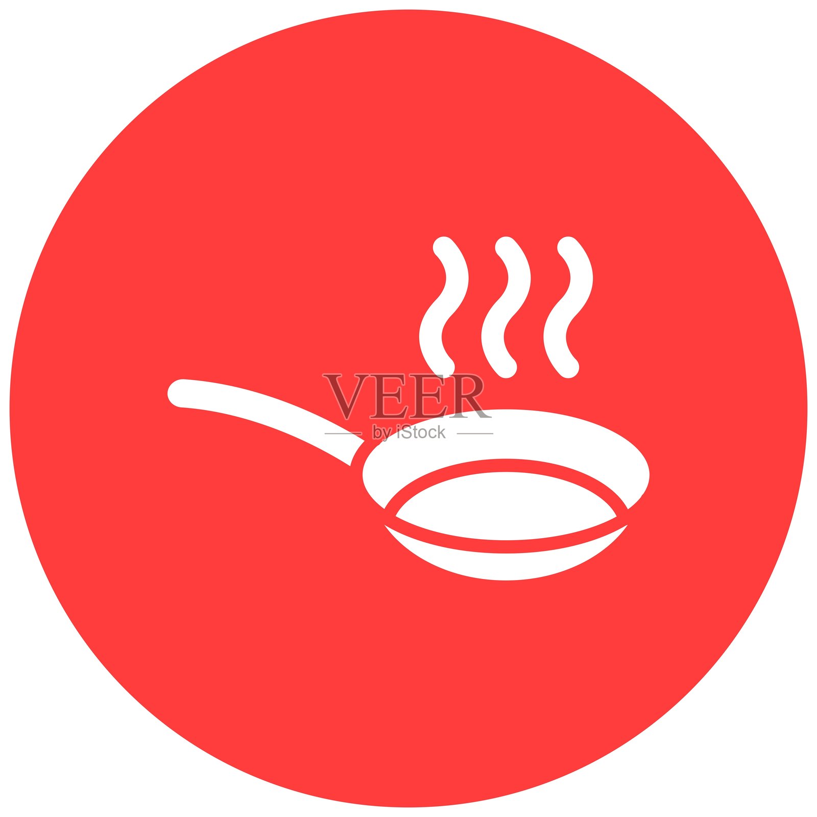 平底锅矢量图标设计插图插画图片素材