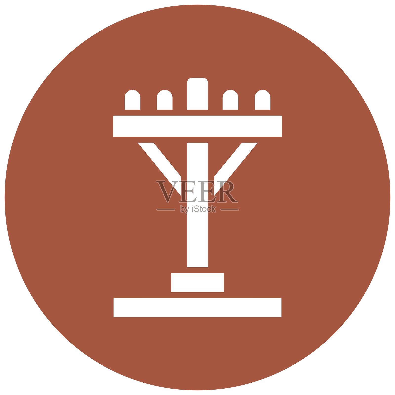 电线杆矢量图标设计插图插画图片素材