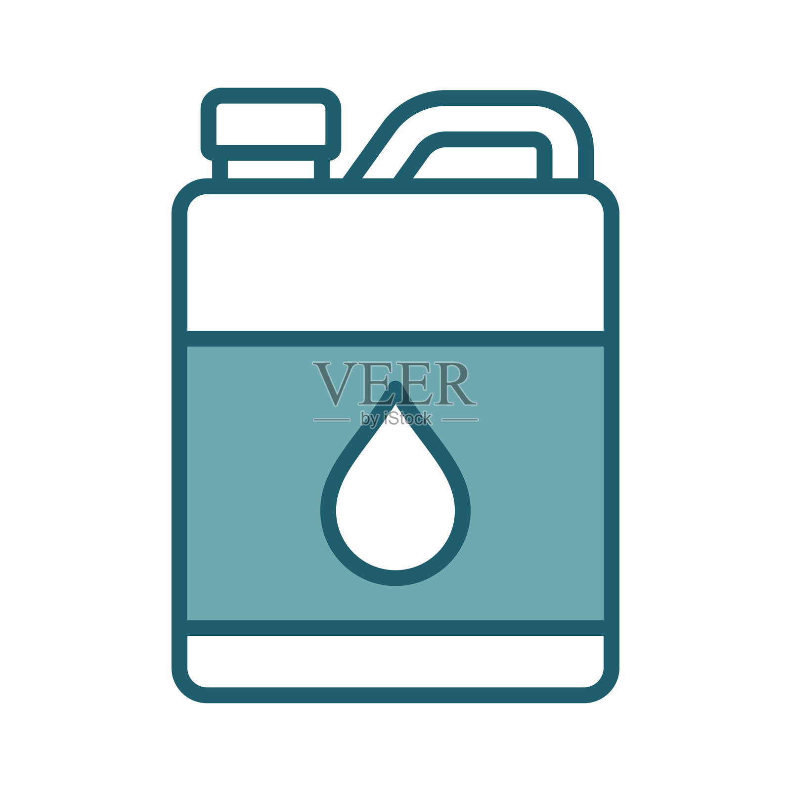 机油图标矢量设计模板,简单而干净插画图片素材