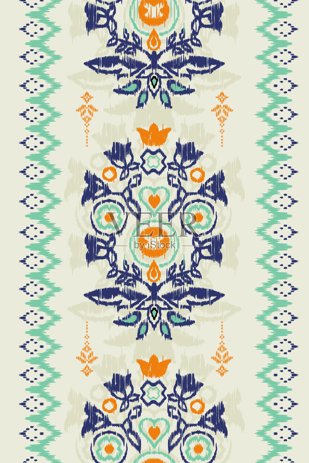 织物图案插画图片素材