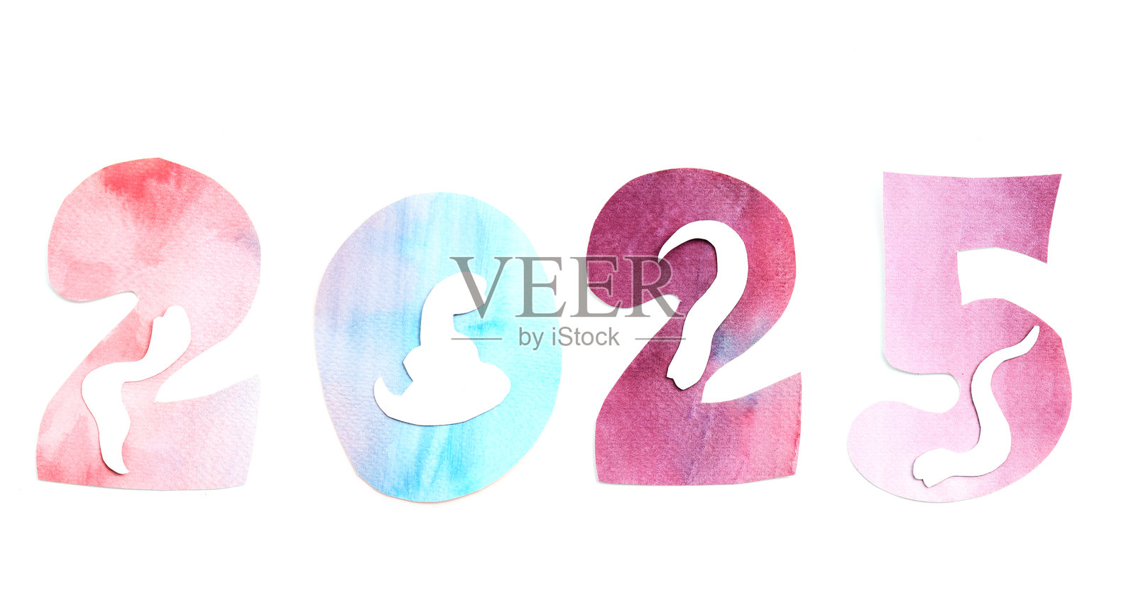 2025年蛇年的纸质背景照片摄影图片