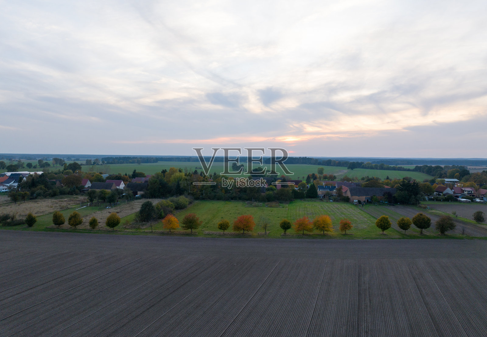 德国布兰登堡的秋季风景照片摄影图片