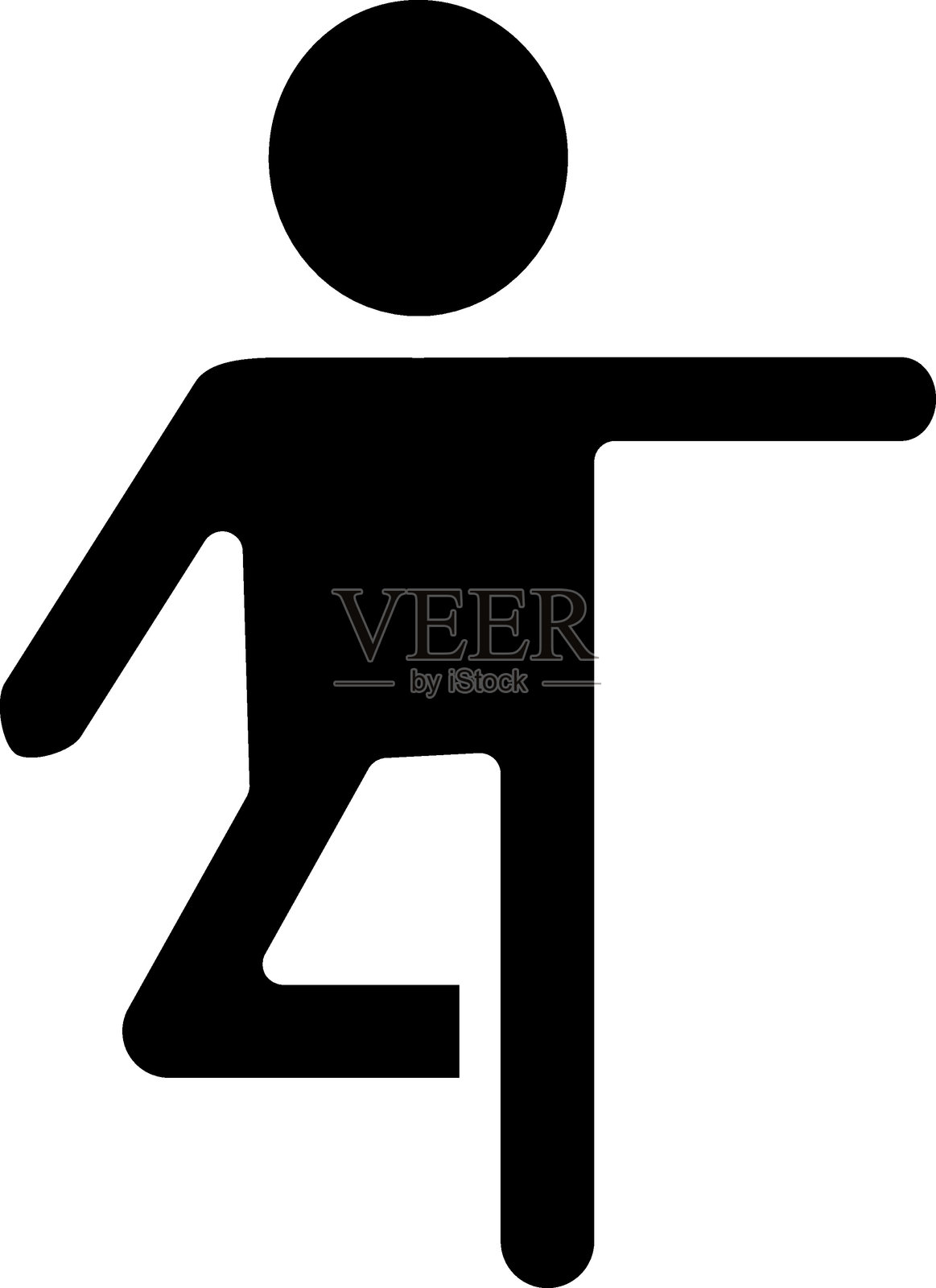 物理治疗图标风格插画图片素材