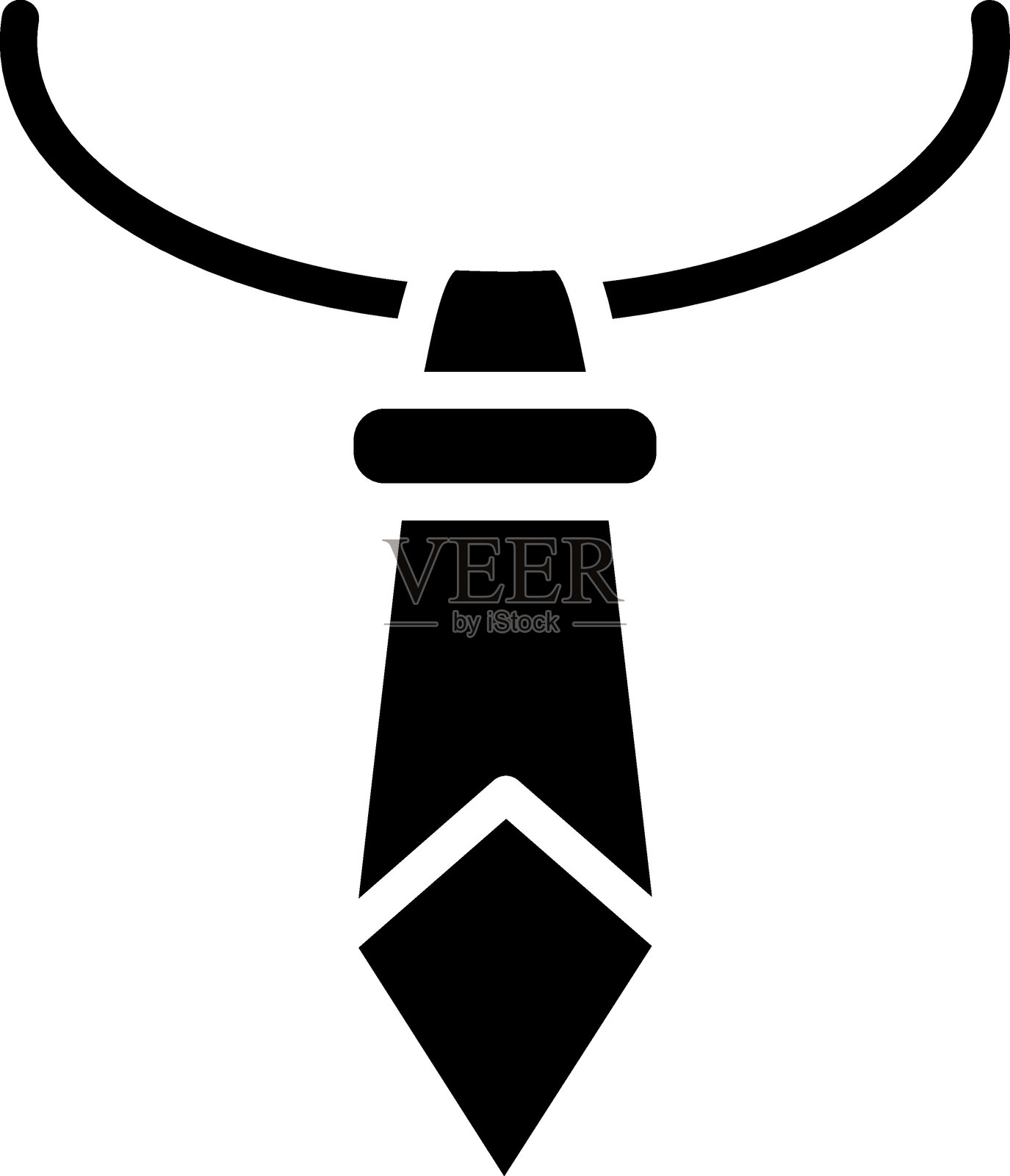 水晶护身符图标风格插画图片素材