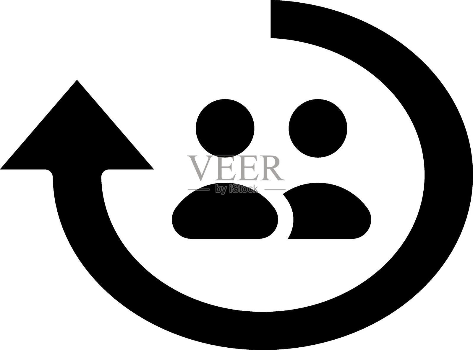 自助服务控制图标风格插画图片素材