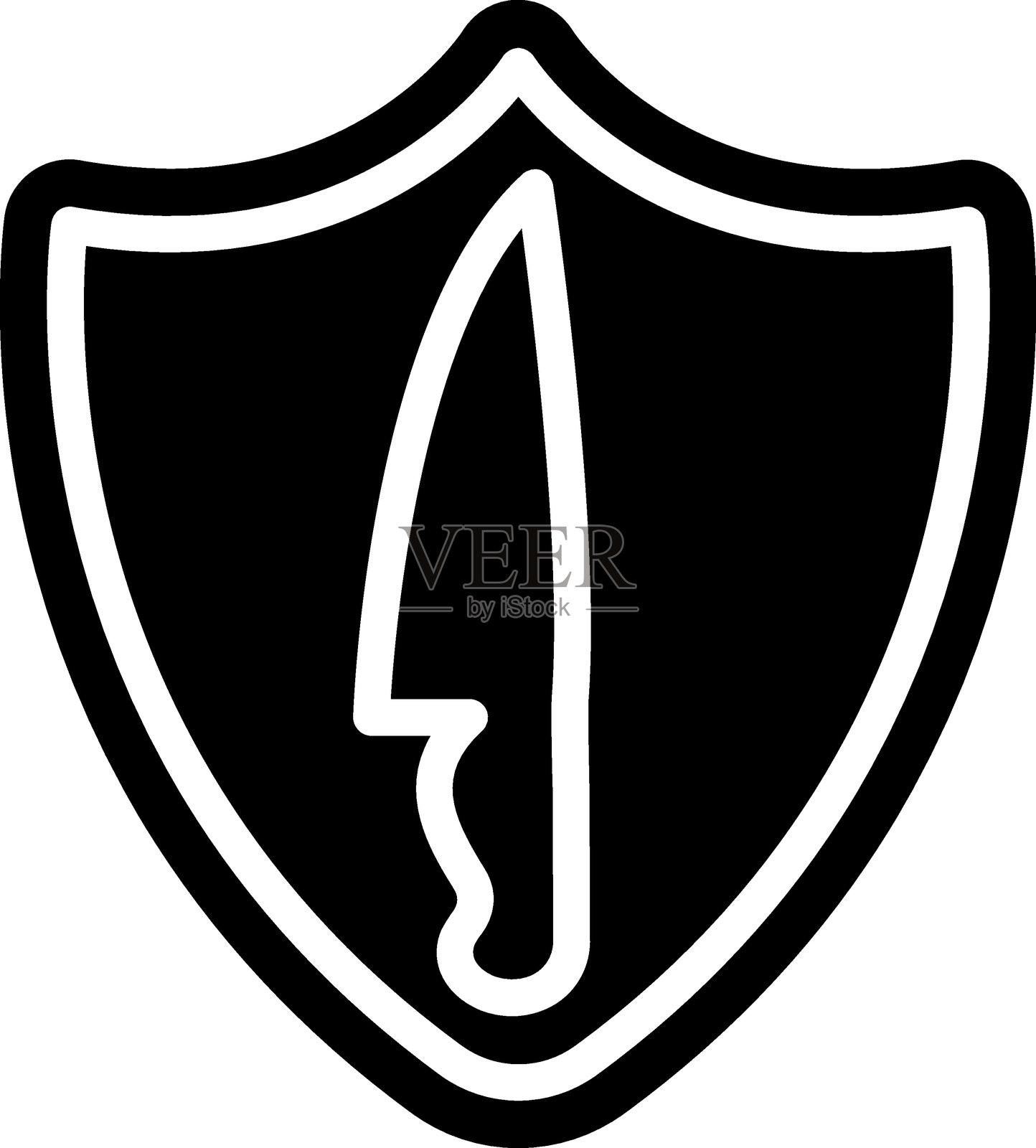 烹饪守卫图标风格插画图片素材