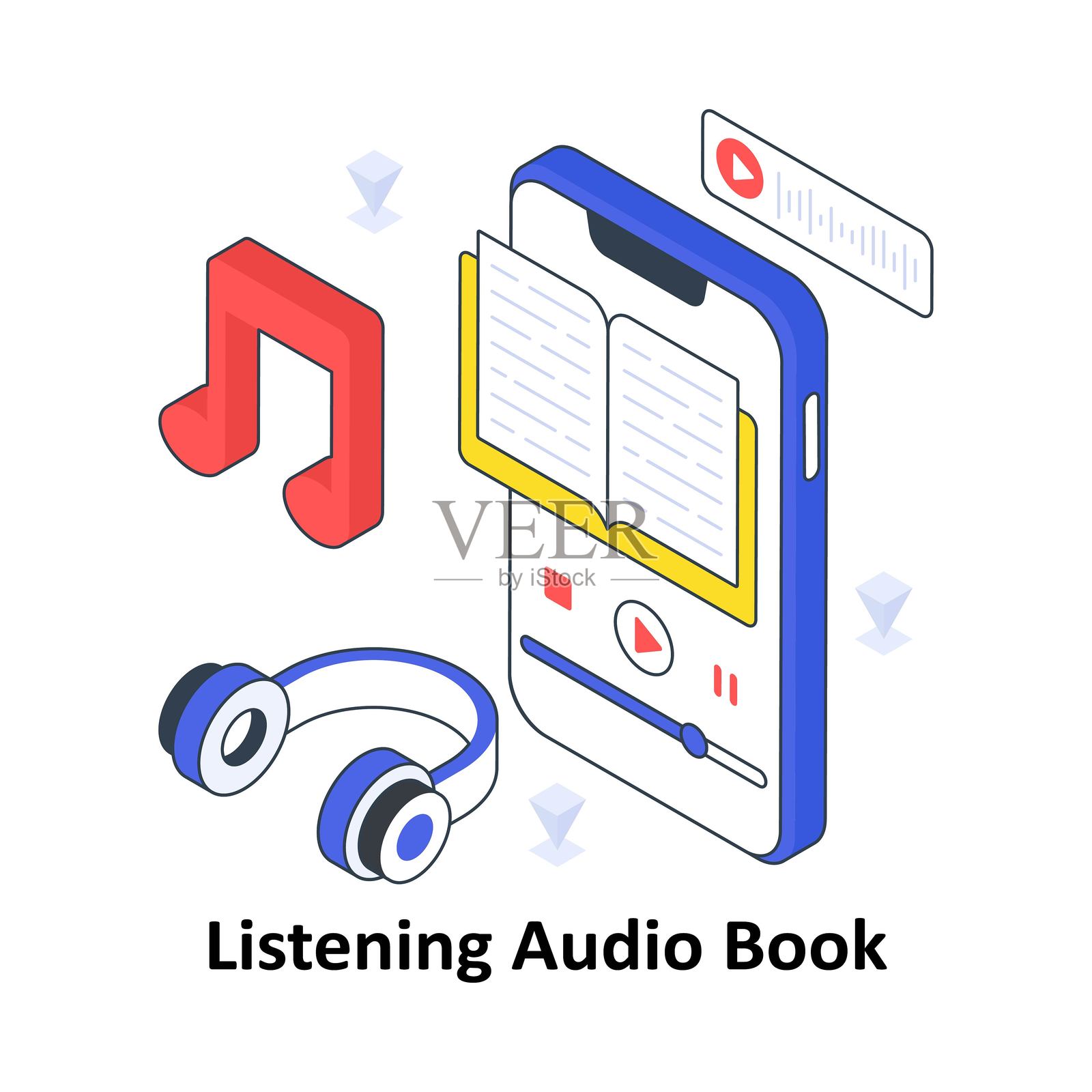 移动设备插画图片素材