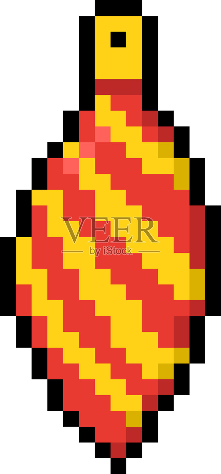 元素_6_像素_新年_圣诞节插画图片素材