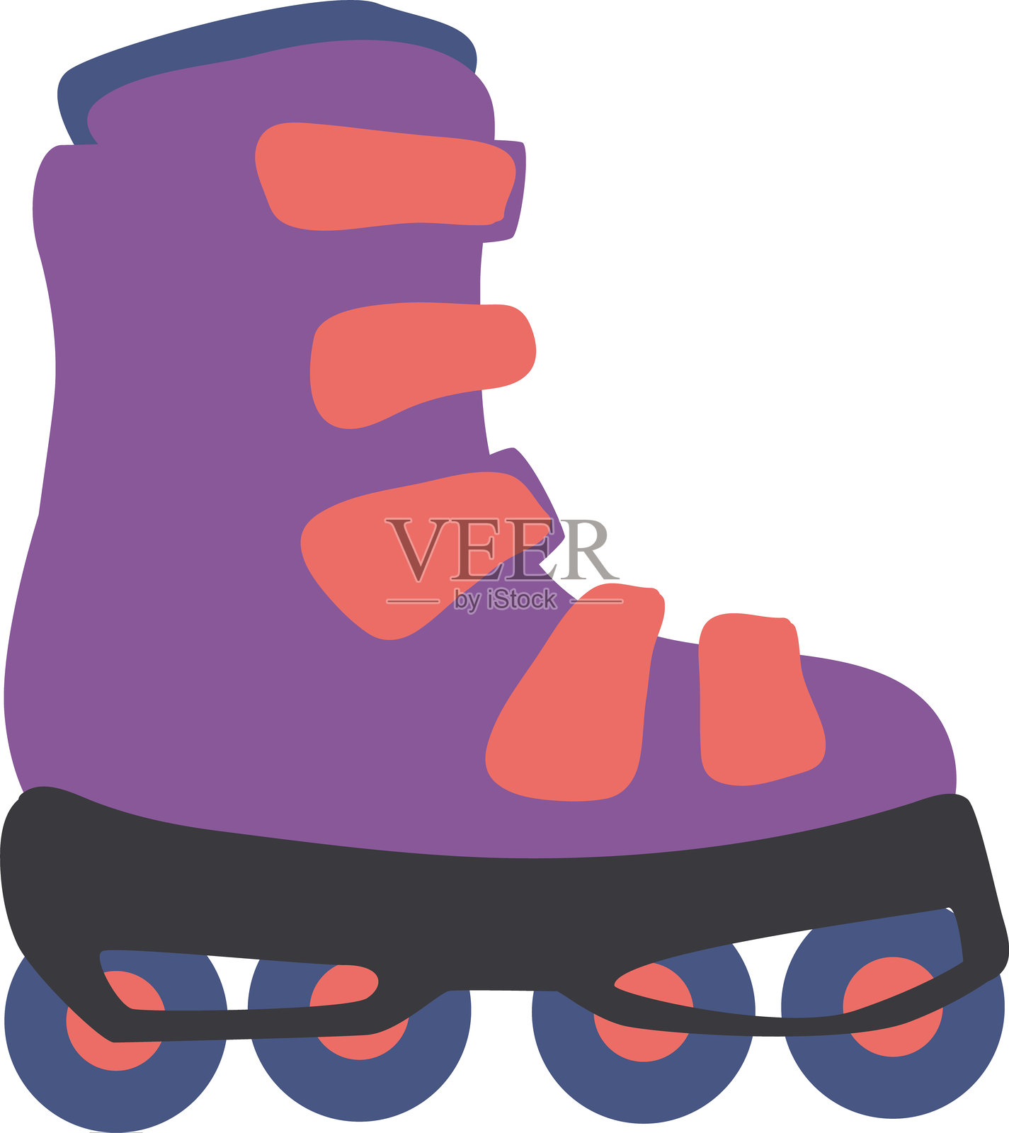 体育用品商店内部设备元素插画图片素材