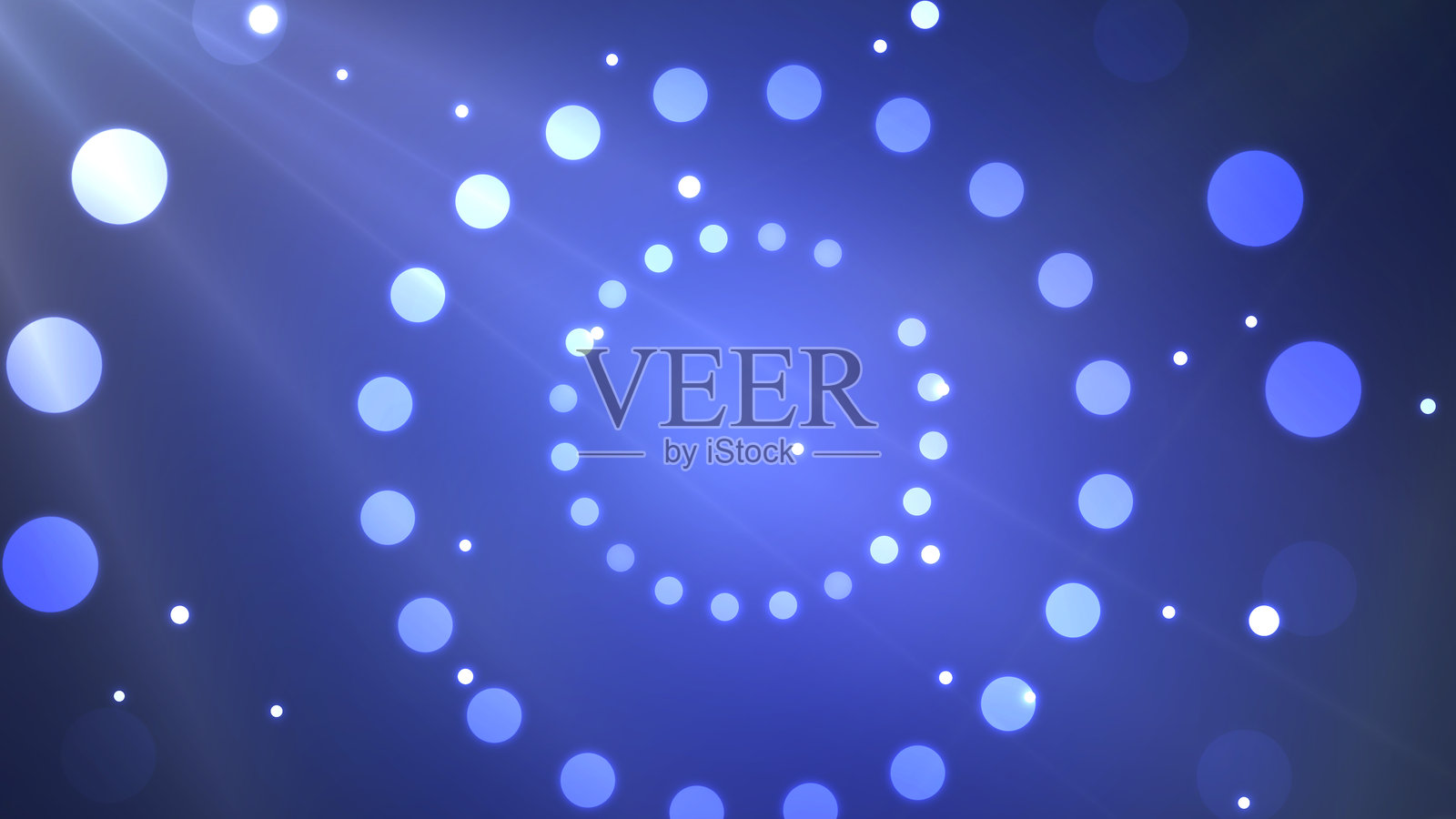 奢华闪亮的灯光洒落在空的圆形讲台上。无尽的展示背景。明亮闪耀的舞台灯光闪烁。色彩缤纷的剧院表演激光全息图。颁奖典礼音乐背景。插画图片素材