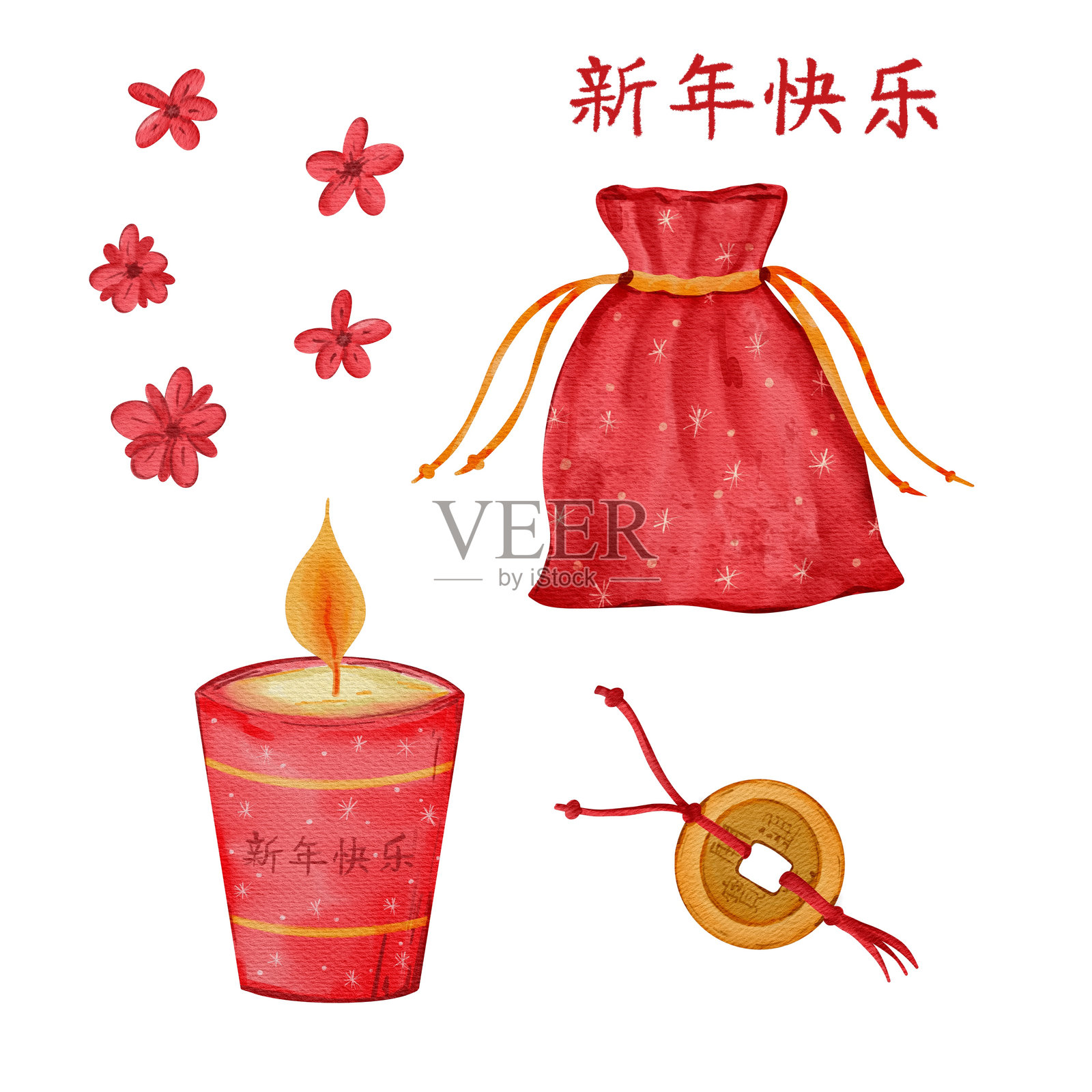 中国纽约5插画图片素材