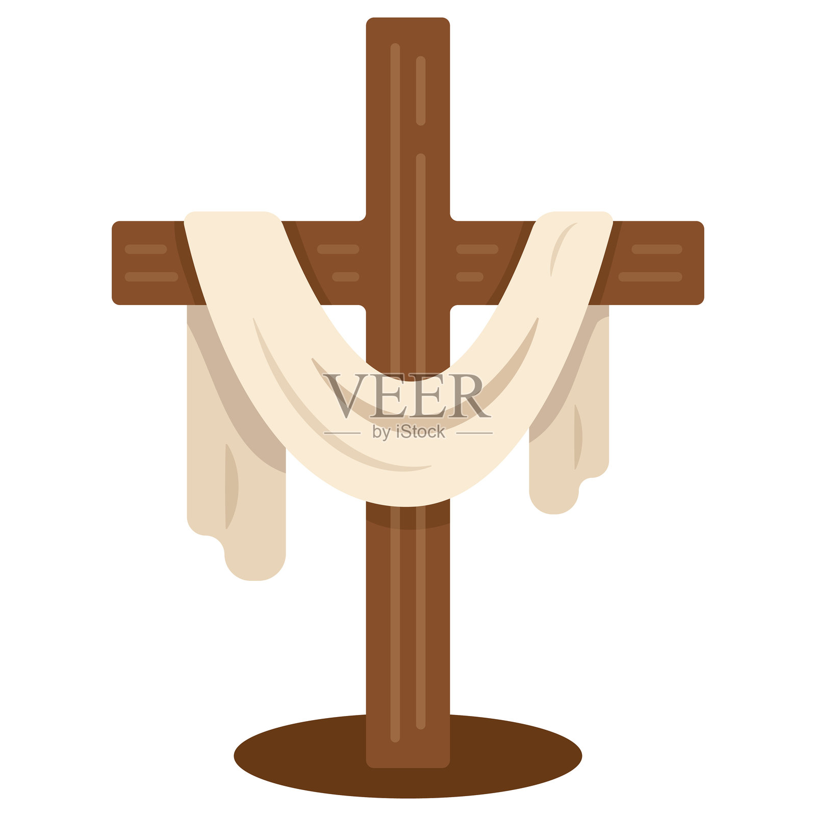 基督教宗教十字架上帝耶稣弥赛亚插画图片素材