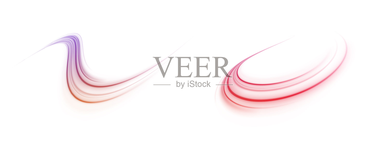 抽象的光线运动与速度。快速移动的光线。插画图片素材