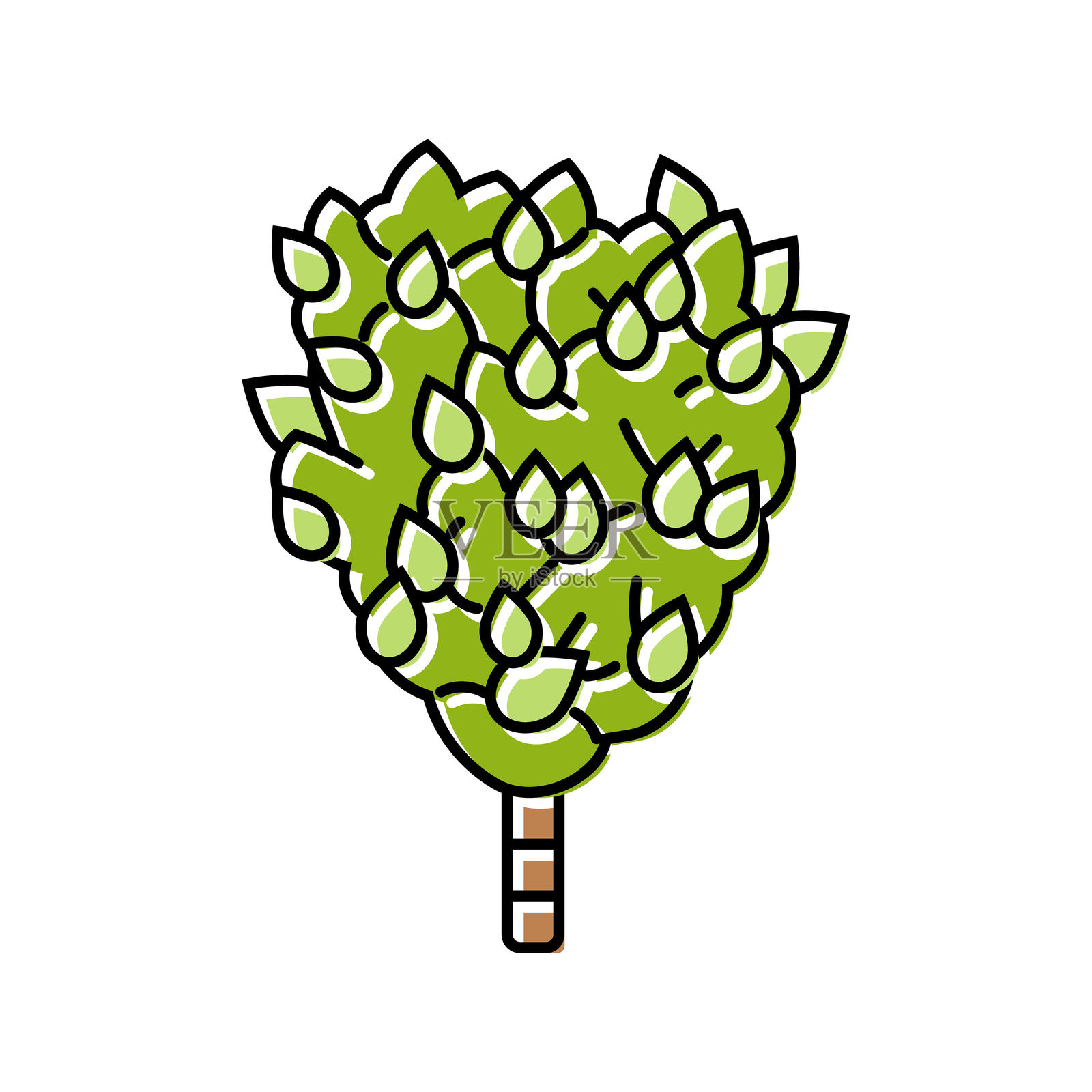 搅拌器桑拿颜色图标矢量插图插画图片素材