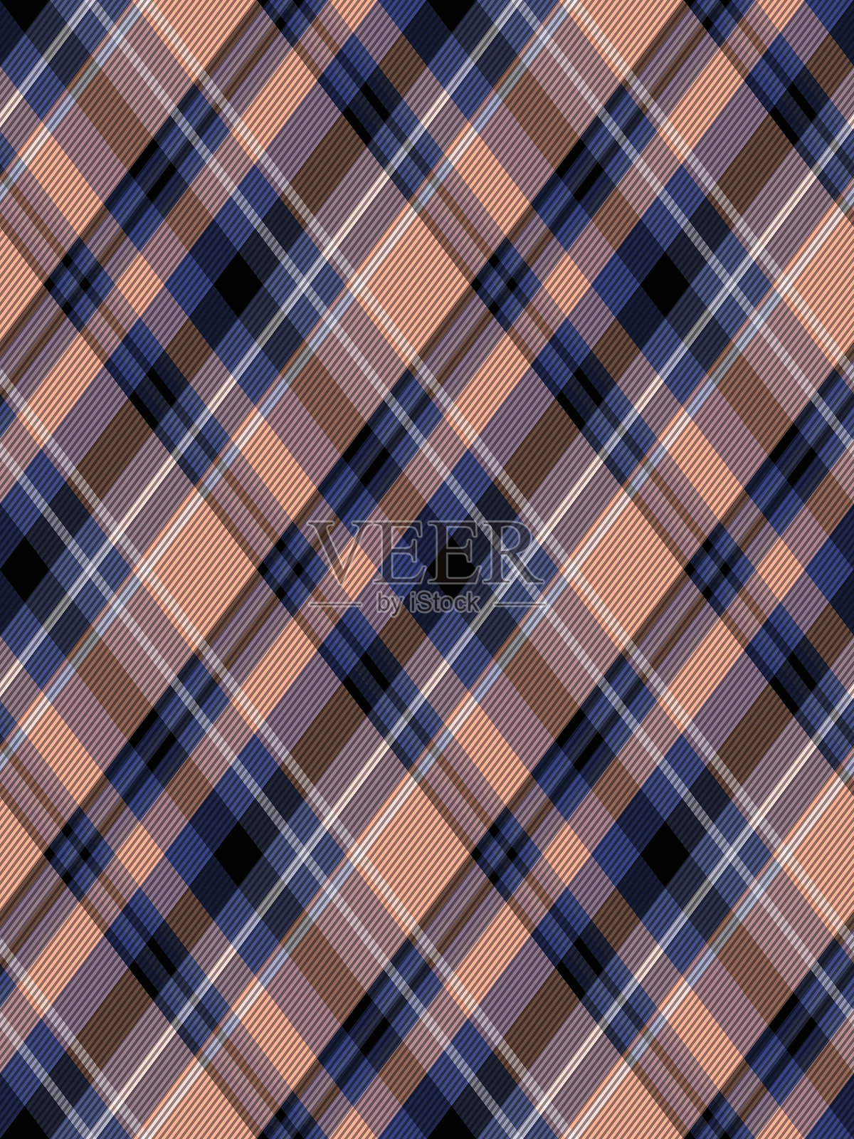 苏格兰格子背景。无缝苏格兰格子,面料图案,纹理,壁纸插画图片素材