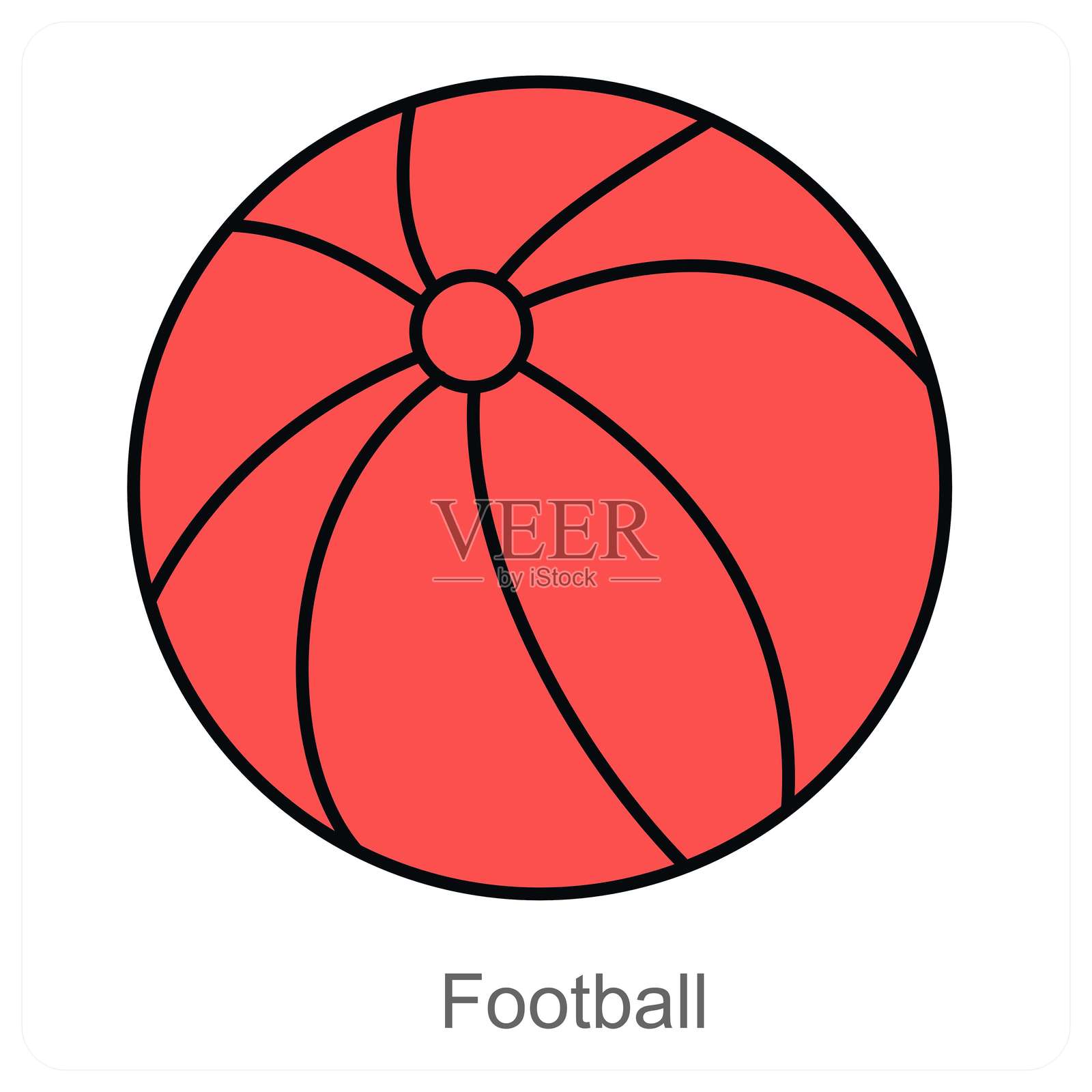 足球插画图片素材