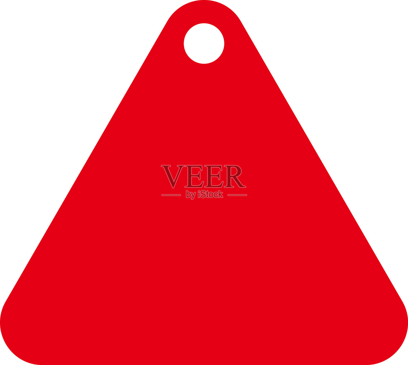 红色价格标签。特价购物折扣标签。零售纸质贴纸。空白促销销售徽章。特价销售集合。矢量插图。插画图片素材