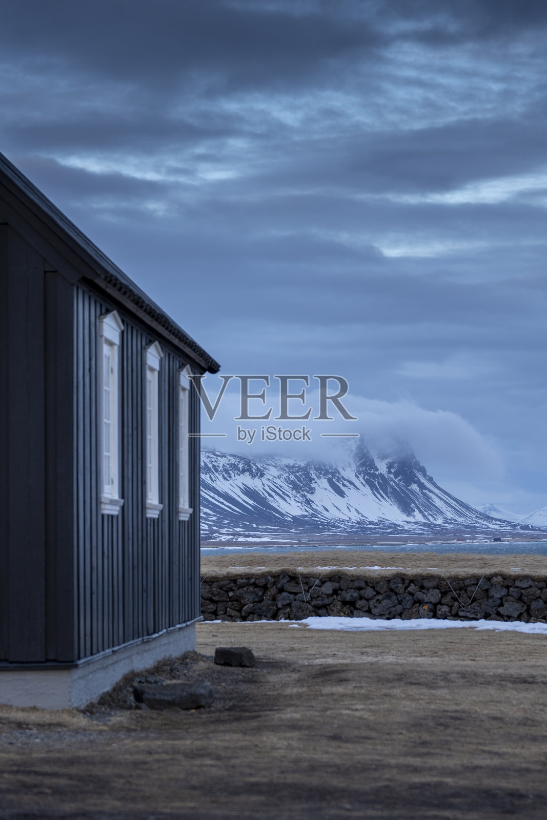 斯奈菲尔斯半岛位于冰岛西部的博尔加峡湾以西。照片摄影图片