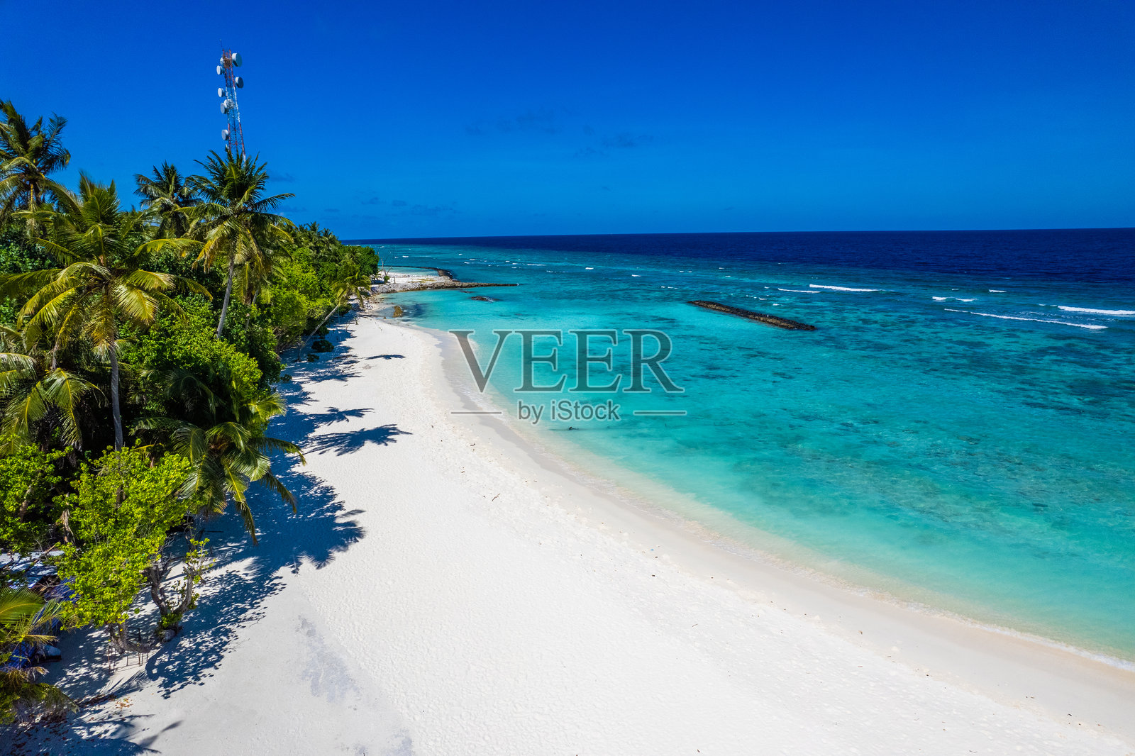 马尔代夫富利杜岛的景观照片摄影图片