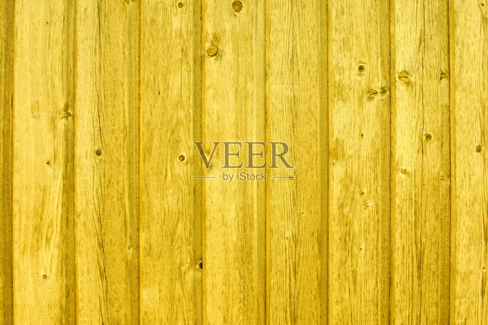 特写镜头下的粗糙裂纹木板,呈复活节黄色照片摄影图片