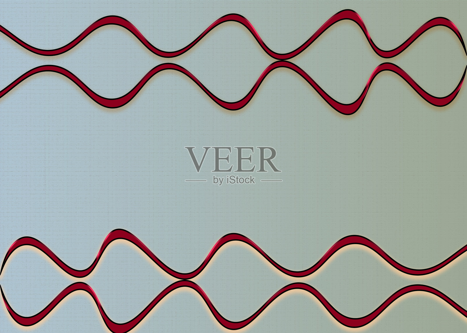 红色曲线图案适用于许多艺术和装饰概念的创意。插画图片素材