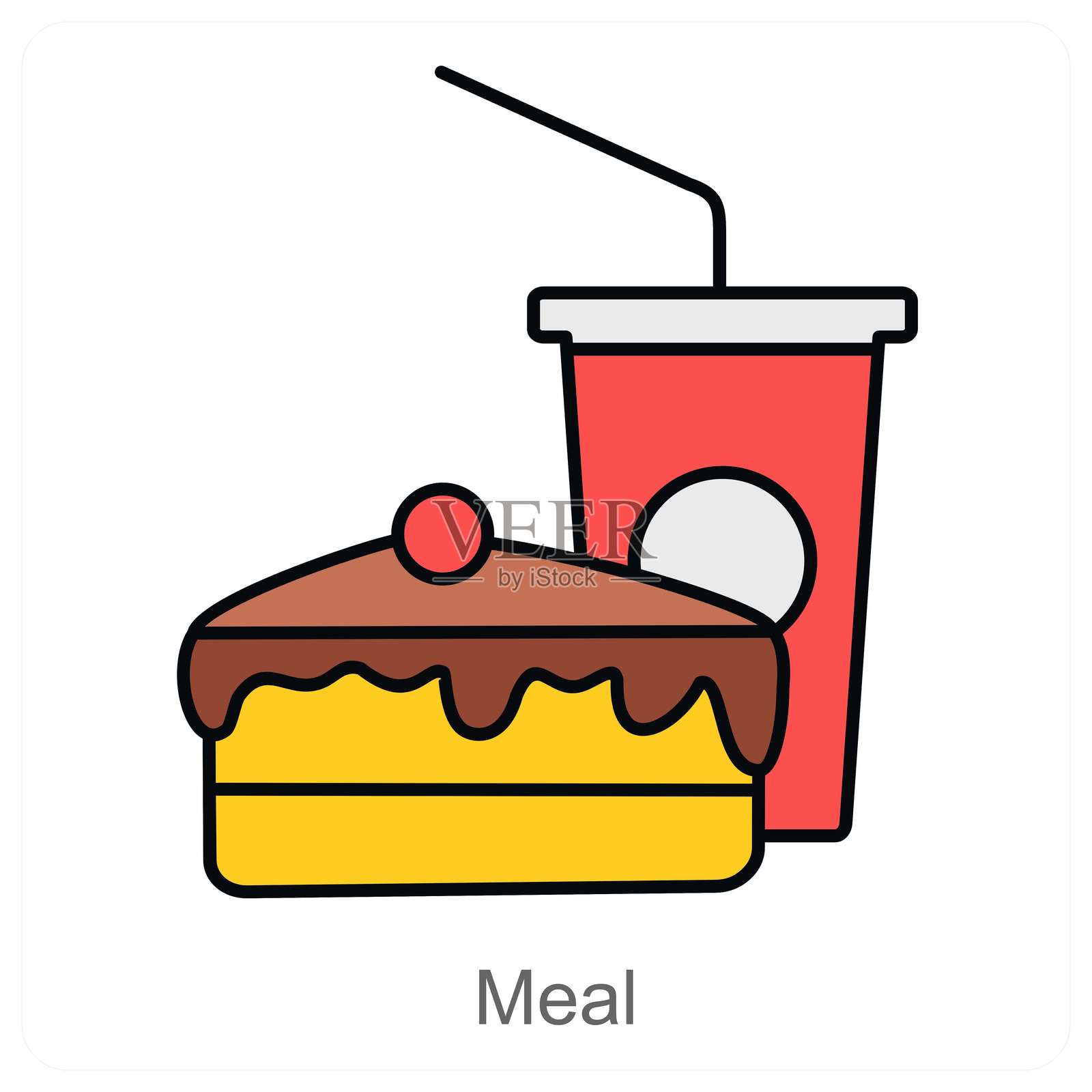 餐餐插画图片素材