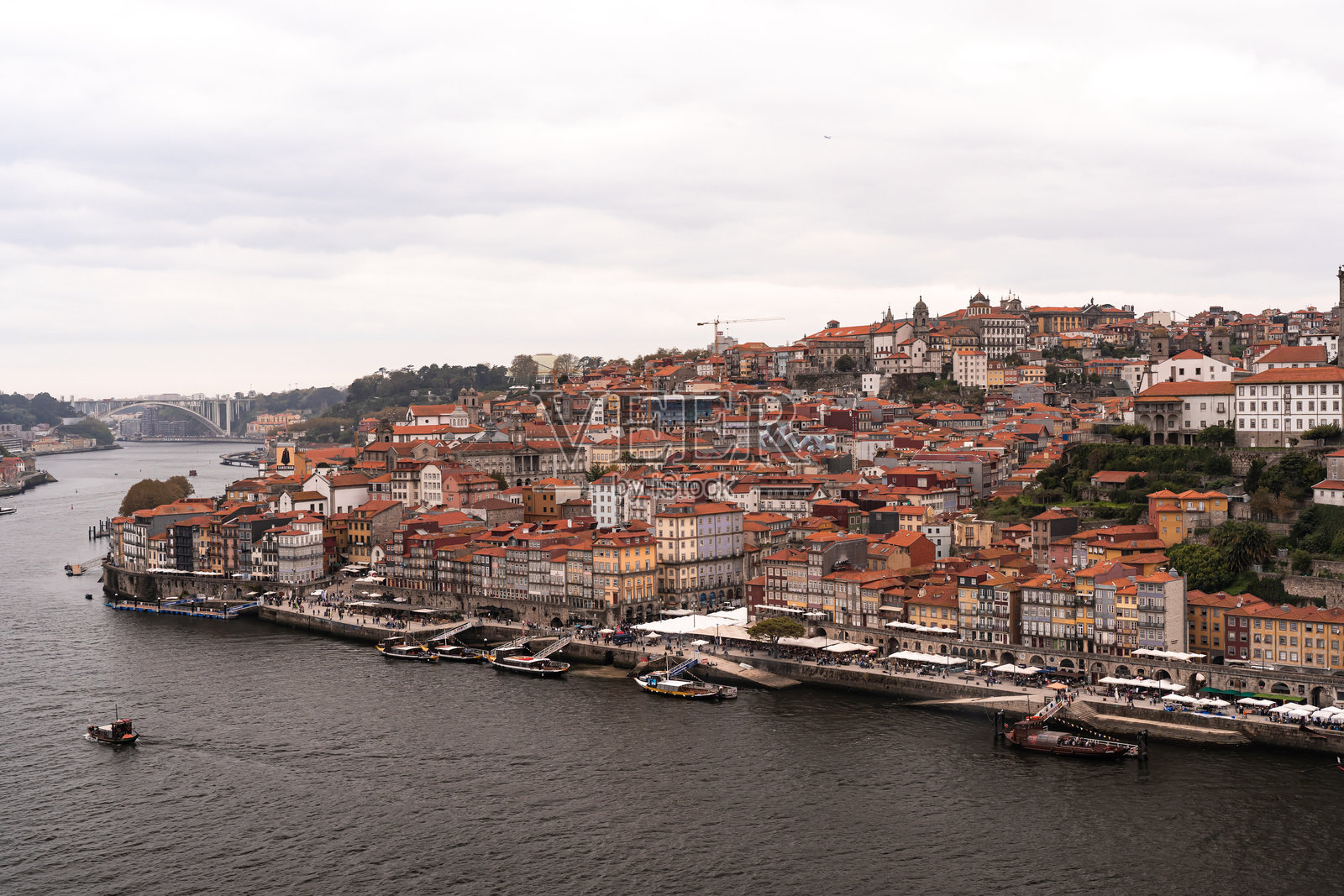 波尔图观景点的视角照片摄影图片