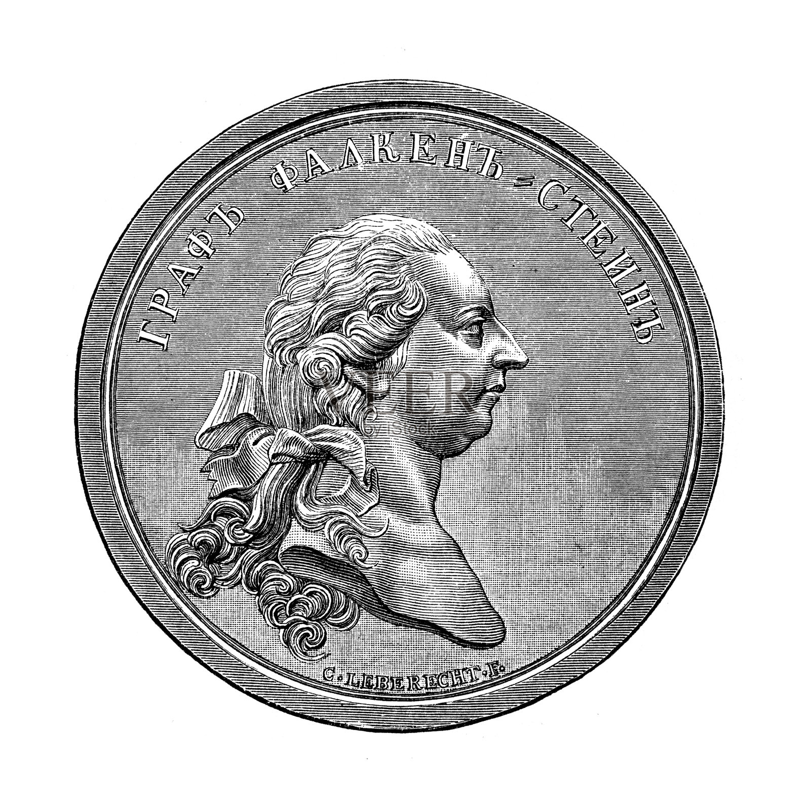 罗马皇帝约瑟夫二世,1777年照片摄影图片