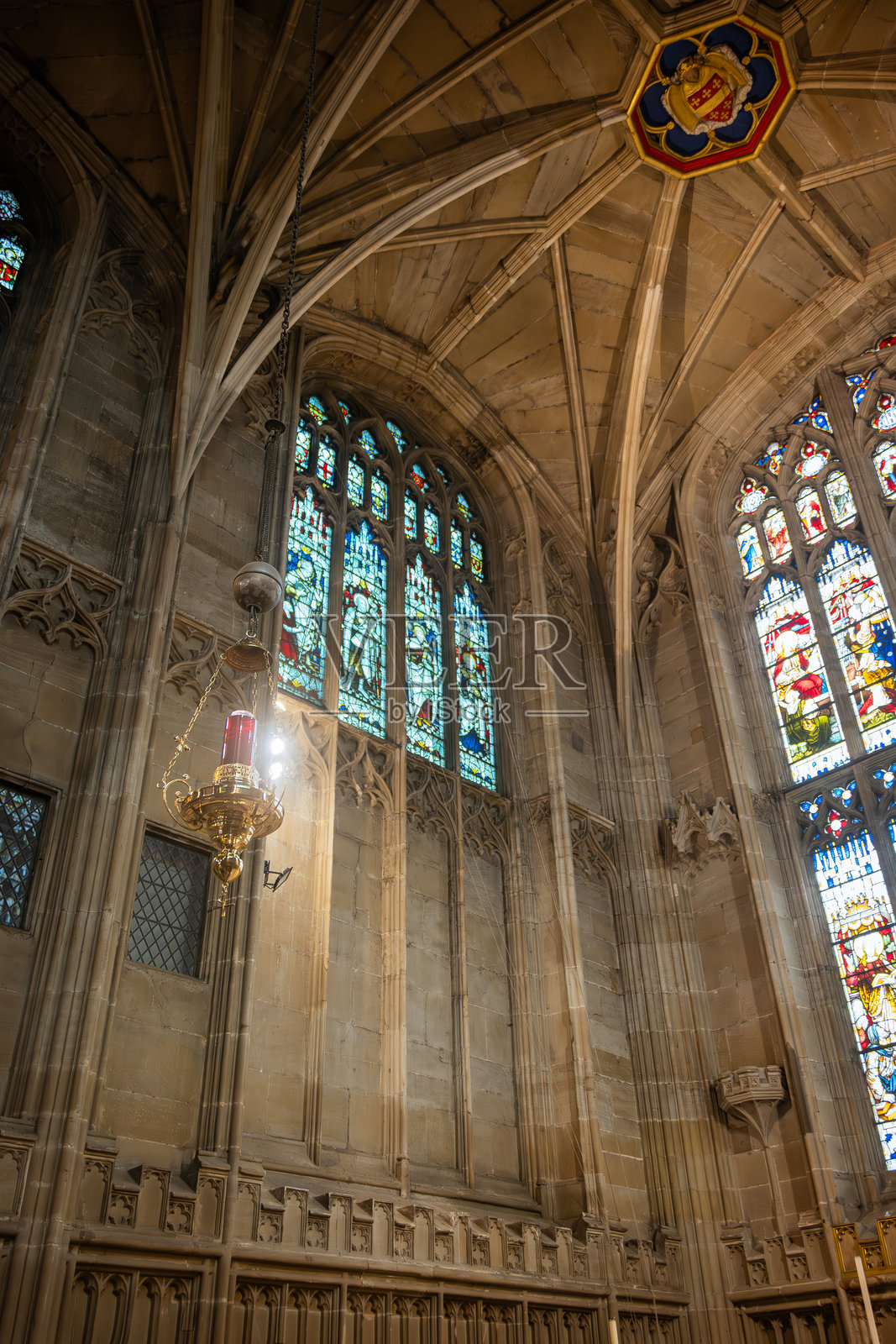 华威,英国圣玛丽教堂的惊人内部照片摄影图片