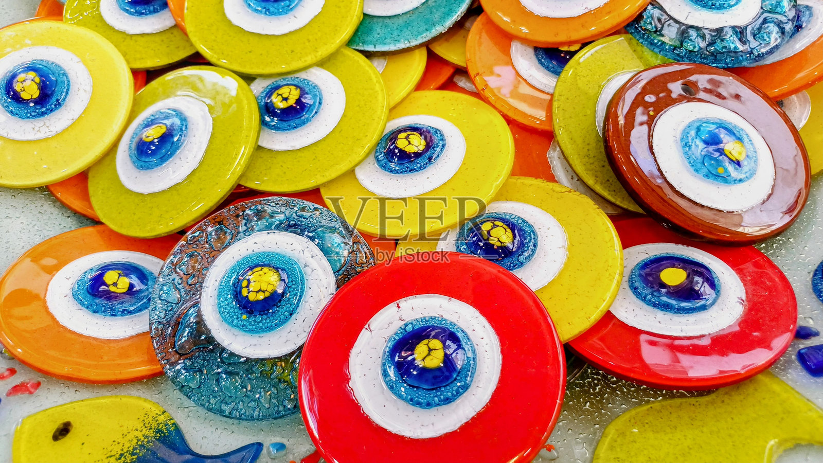 玻璃邪眼珠子,照片摄影图片