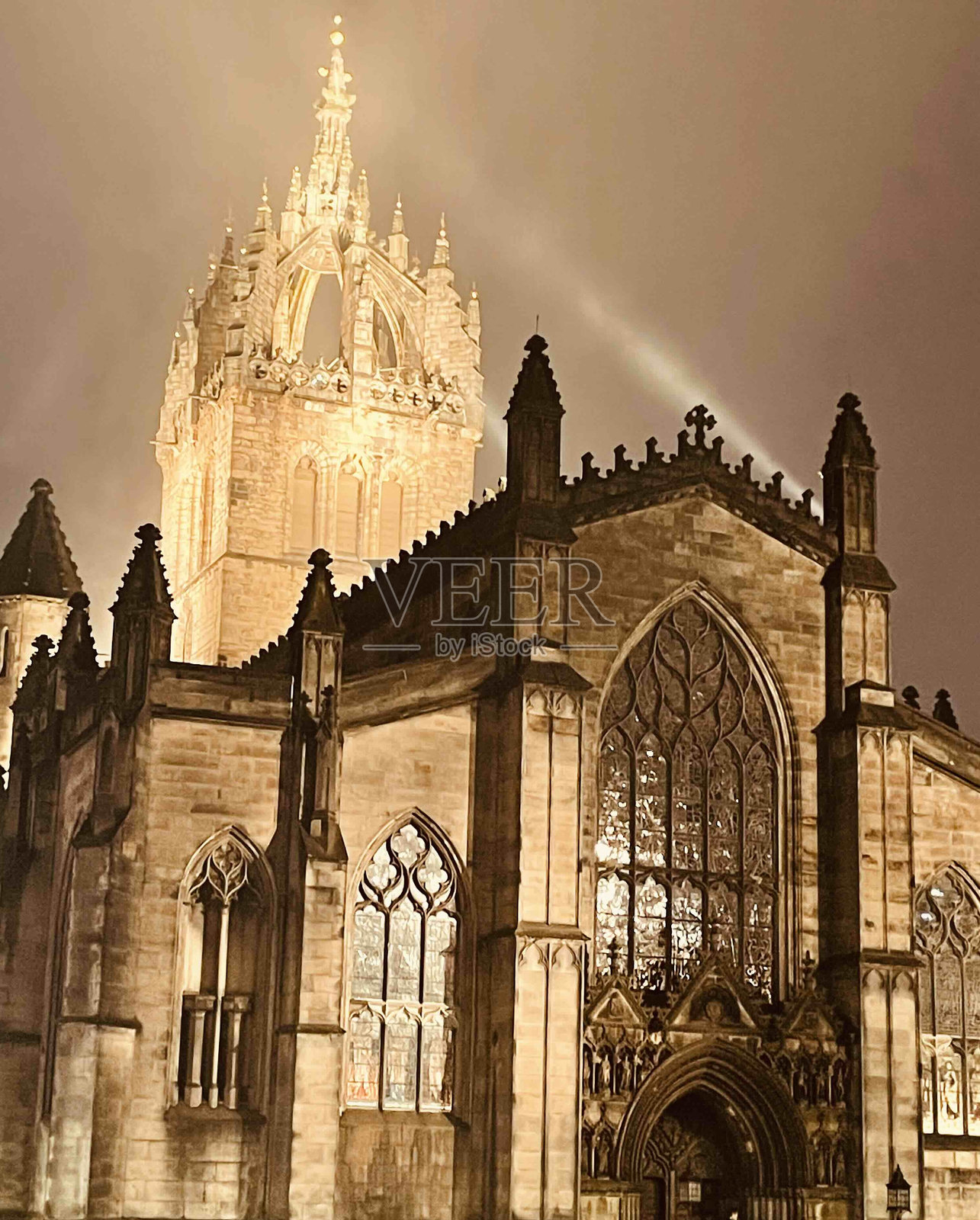 爱丁堡圣吉尔斯大教堂照片摄影图片