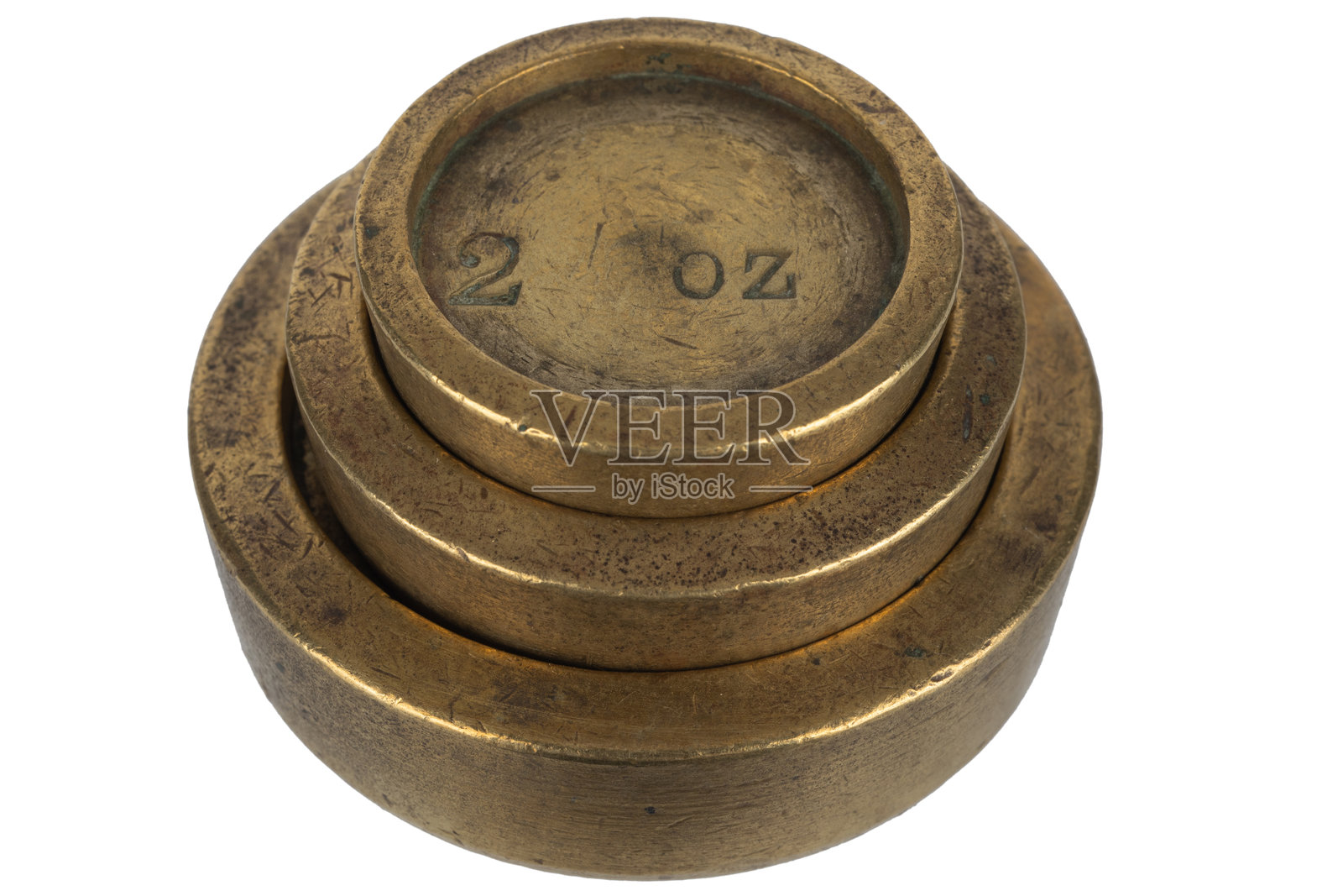 一套生锈的旧盎司秤砣照片摄影图片