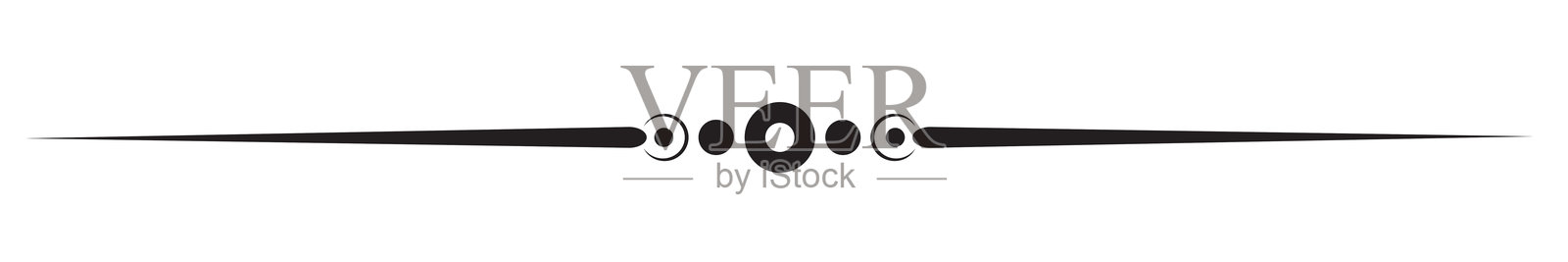 复古装饰线条。文本分隔符。线条边框。线条分隔符,边框,复古分隔符,下划线元素。矢量插图插画图片素材