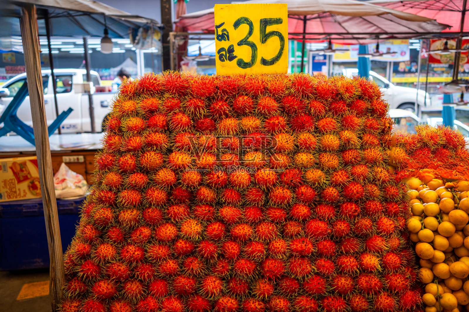 红毛丹 - 曼谷新鲜市场照片摄影图片